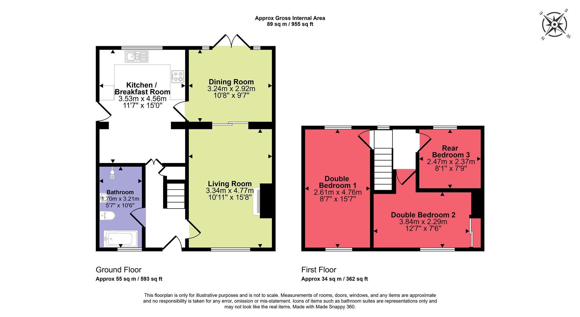 Pentrefelin Street, Carmarthen floorplan