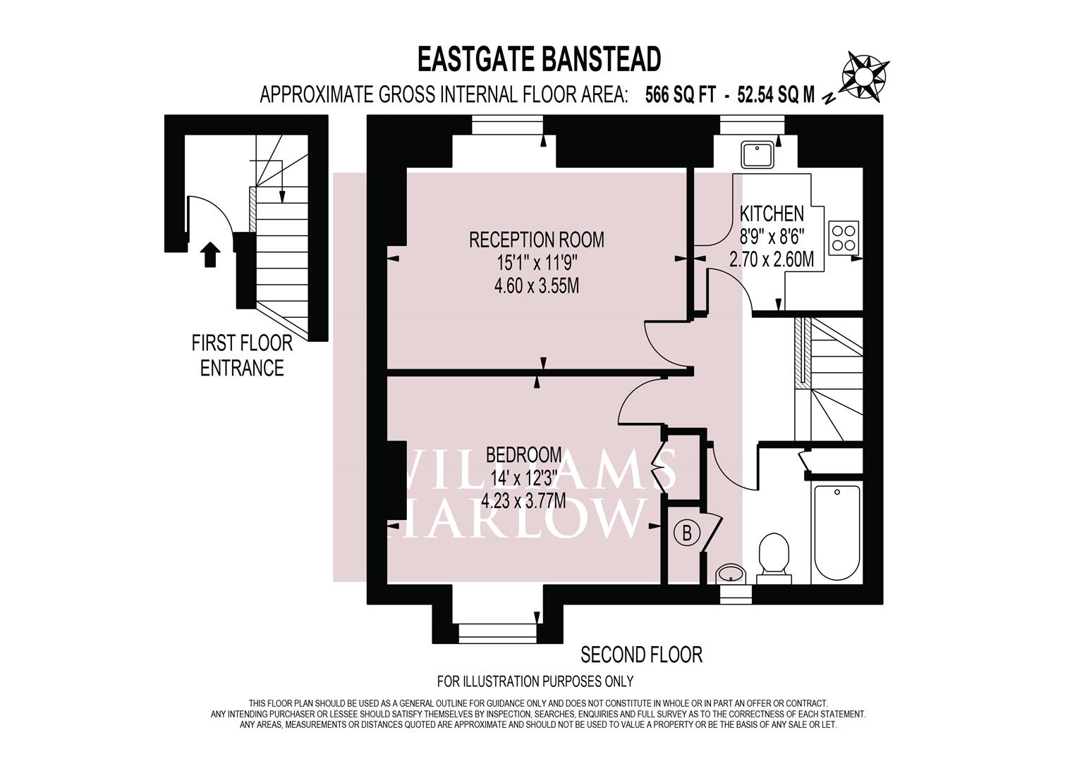 8a, Eastgate, Banstead floorplan