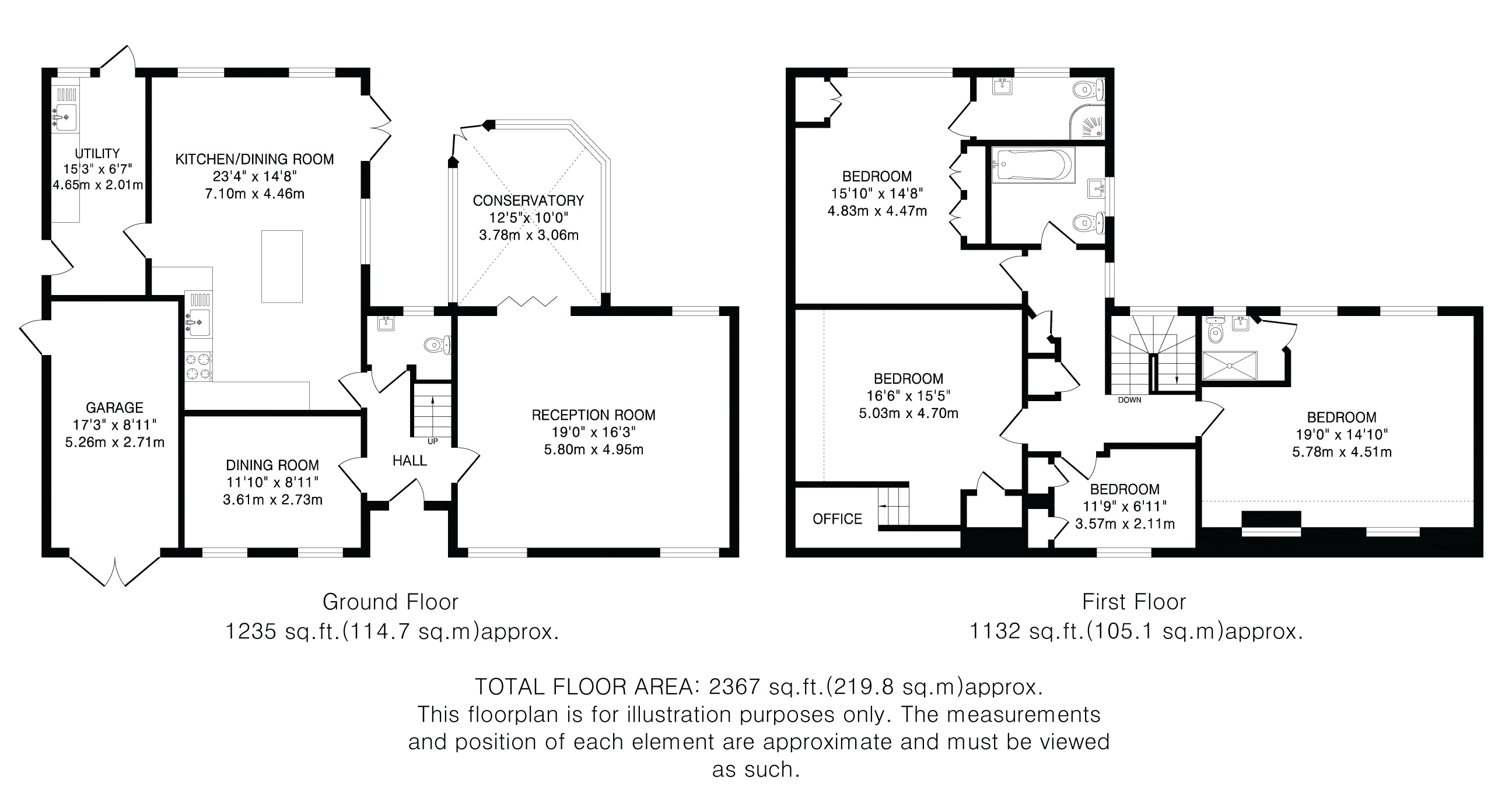 15, Millfield, Hertfordshire floorplan