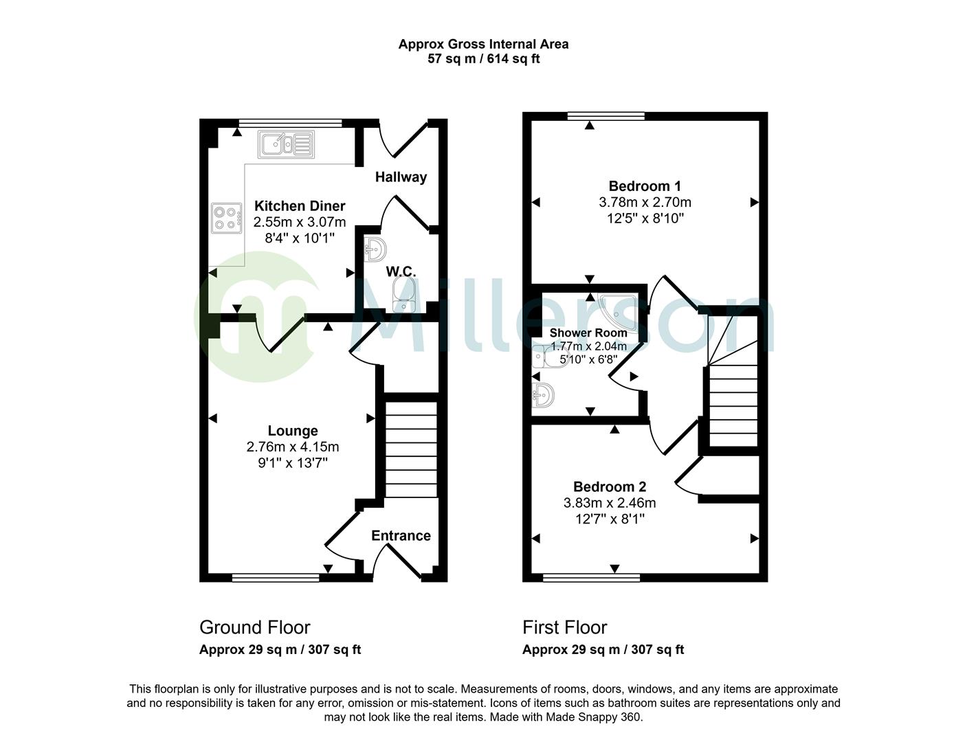 76, Foundry Drive, St. Austell floorplan