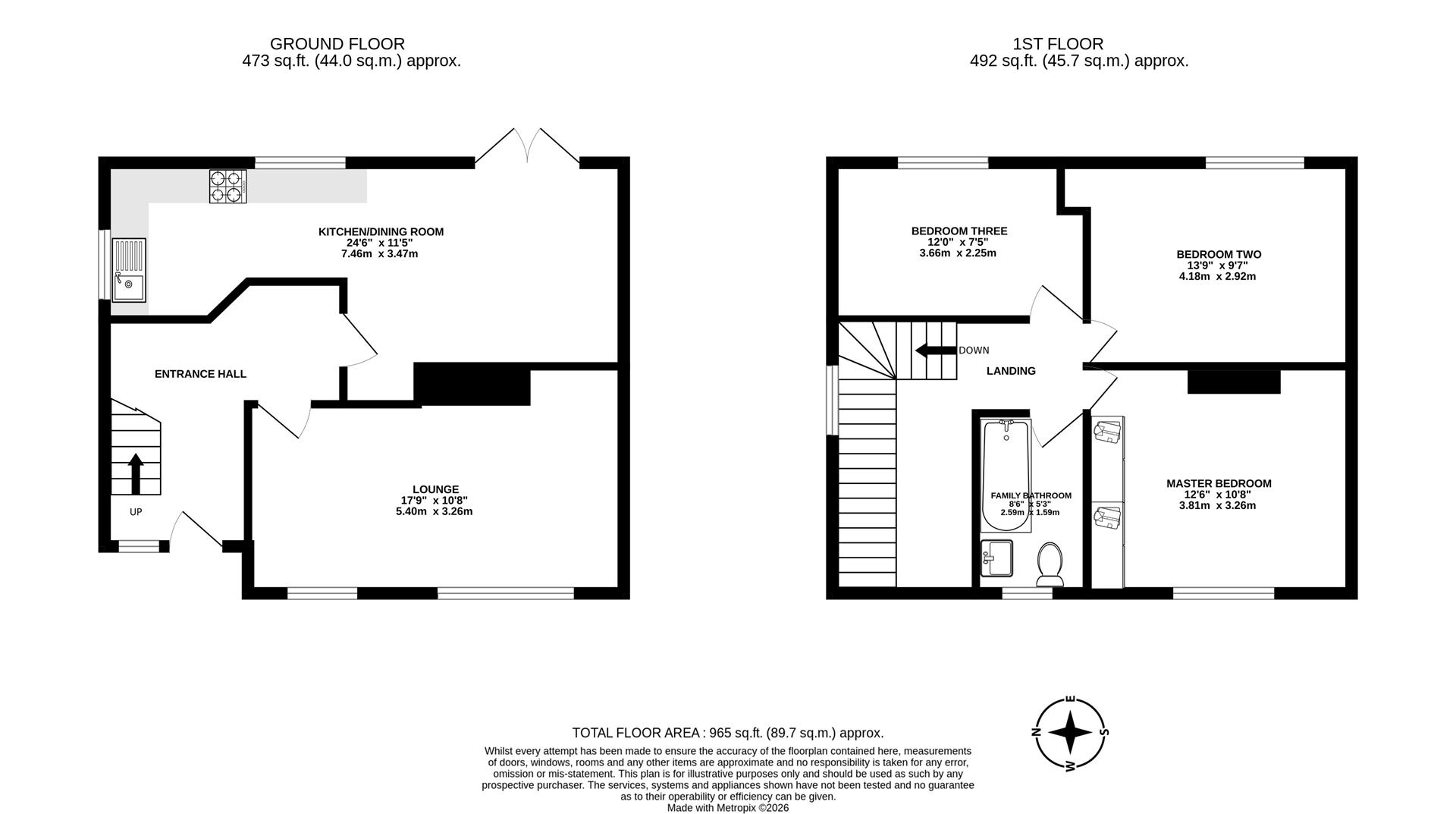 20, Hillside Crescent, Chorley floorplan