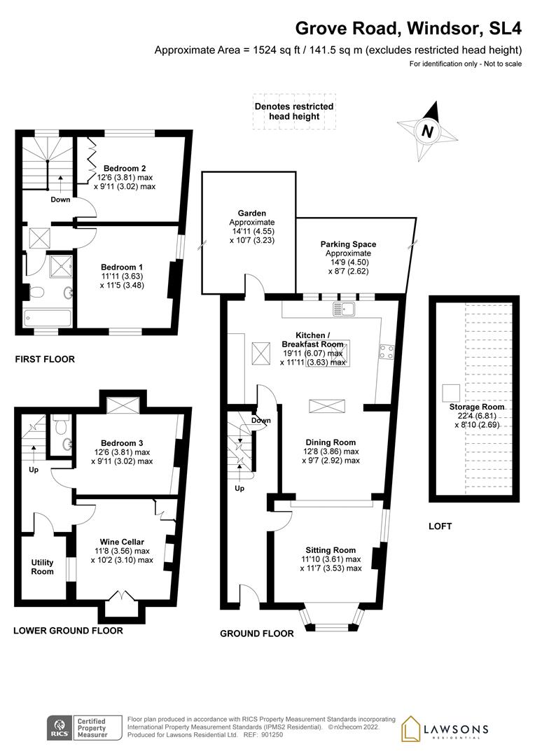 Grove Road, Windsor SL4, 3 bedroom end terrace house for sale