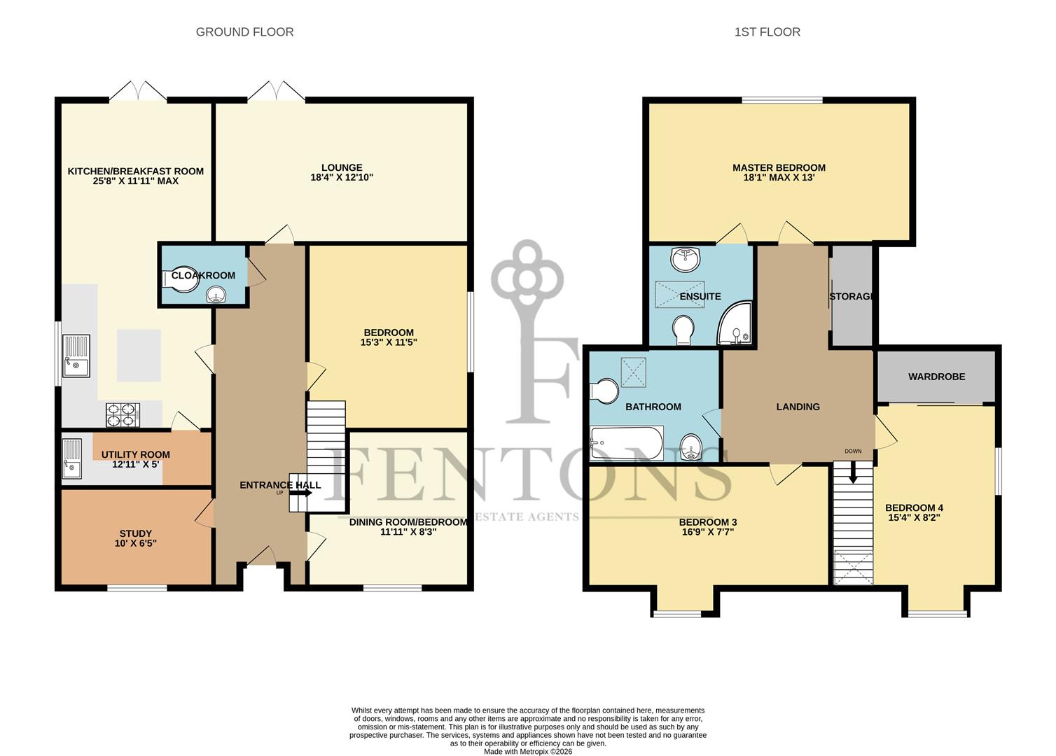 Bell View, Tan Lane, Little Clacton floorplan