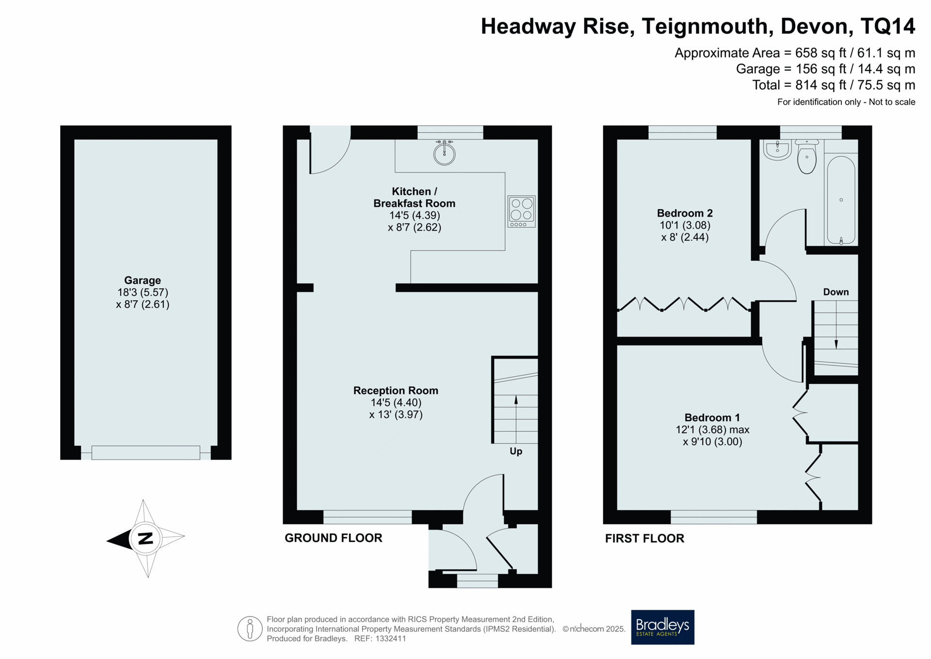 15, Headway Rise, Devon floorplan