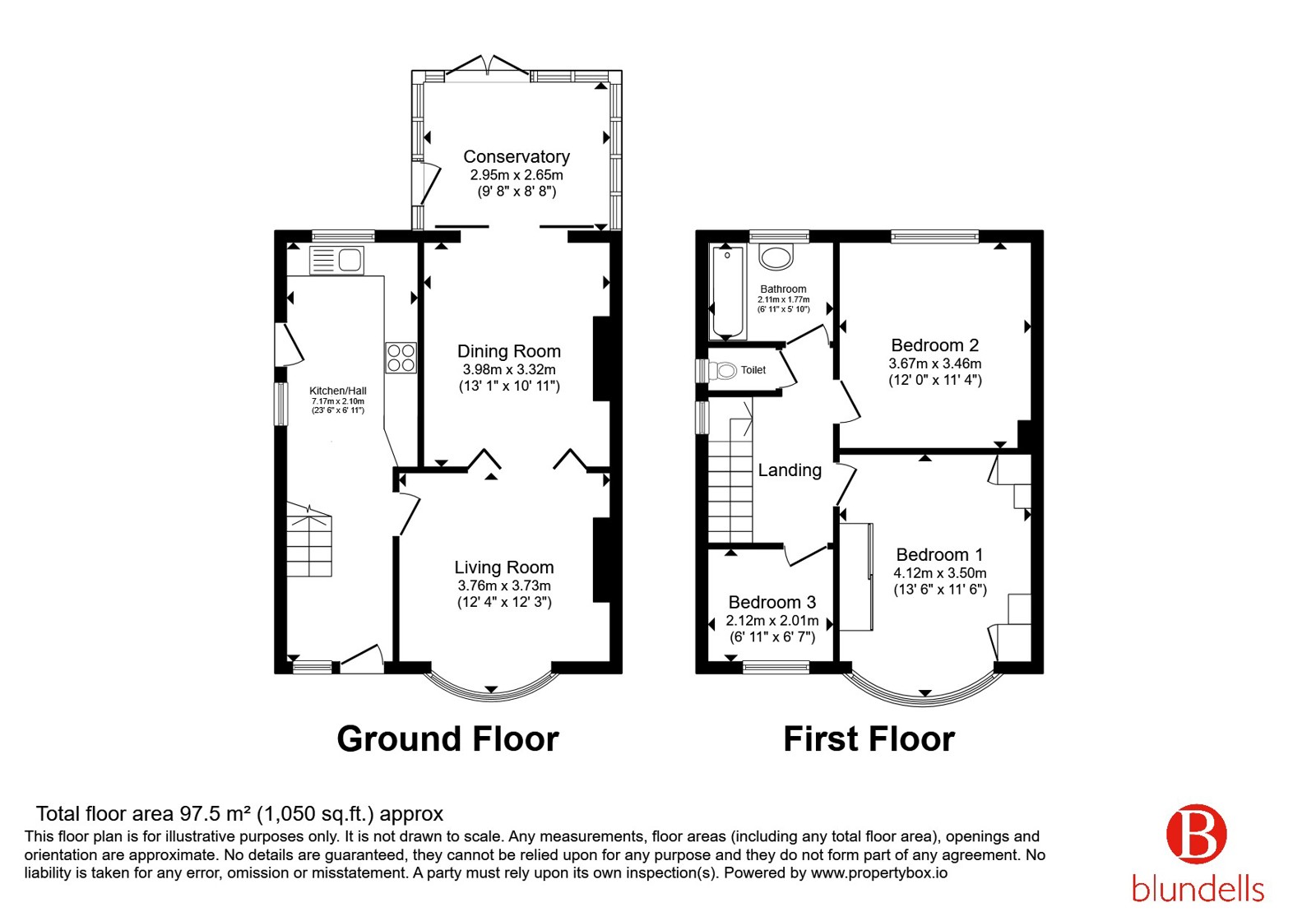 12, Hunstone Avenue, Sheffield floorplan