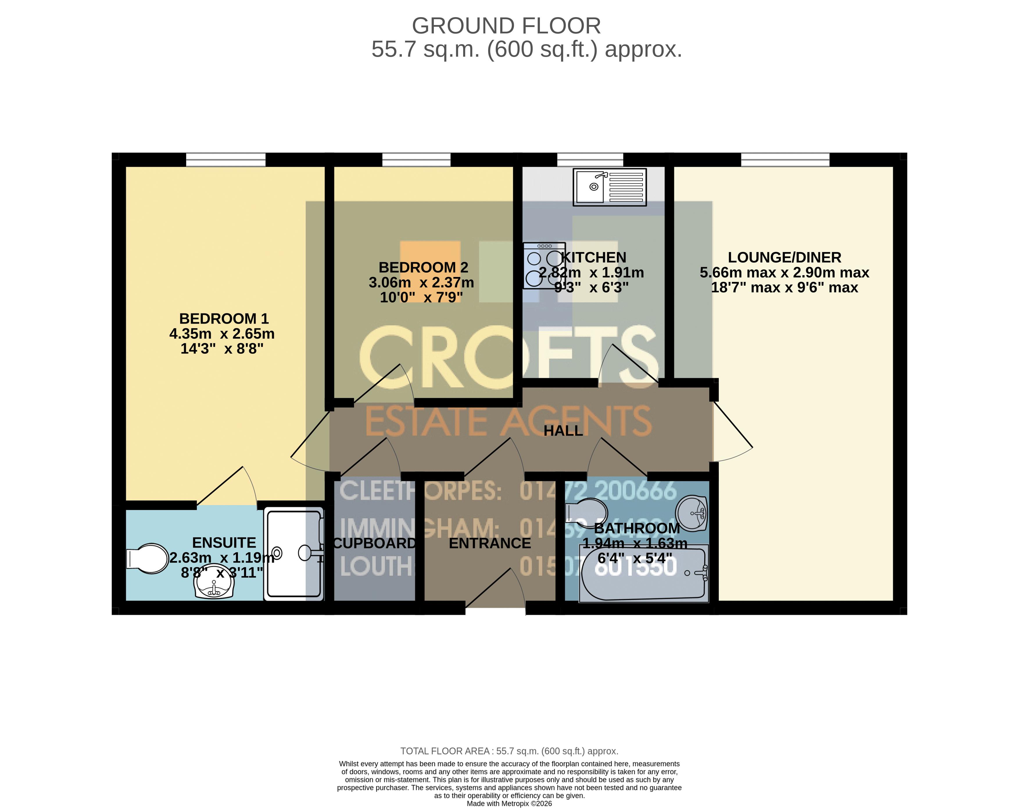 10, Mallard Ings, Louth floorplan