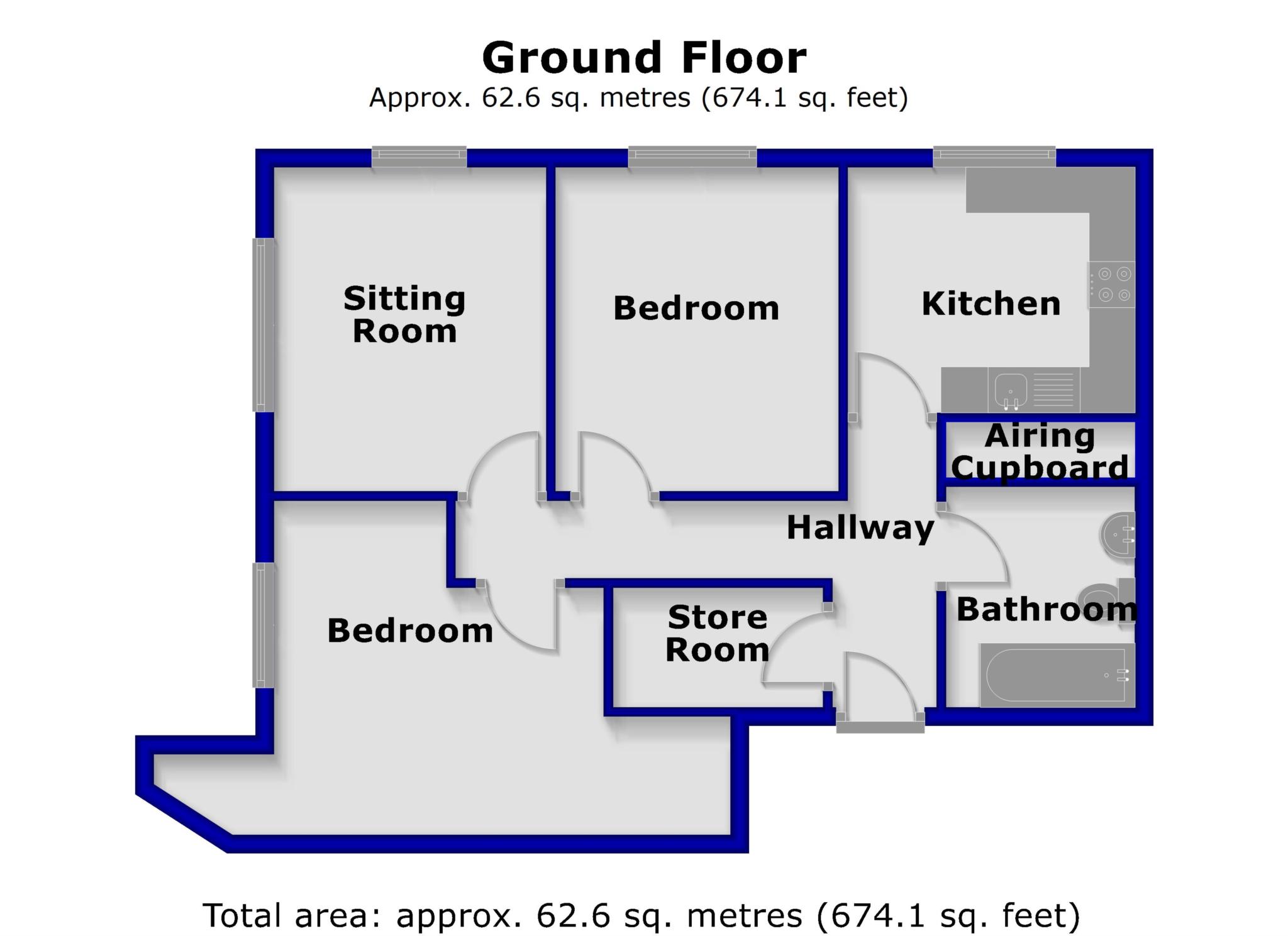 32, Gerddi Rheidol, Aberystwyth floorplan