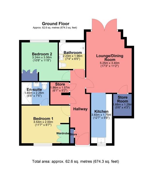 2 Bedrooms Flat to rent in Queen Victoria House, Marlborough Drive, Bushey WD23