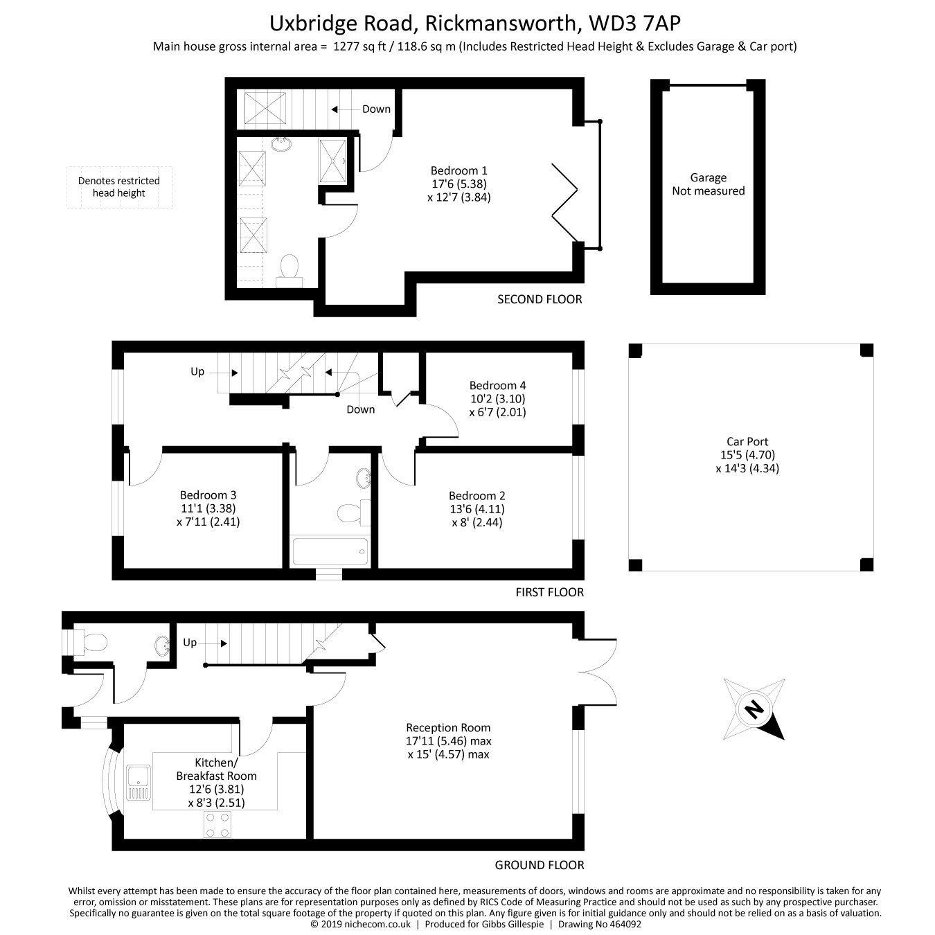 4 Bedrooms Semi-detached house for sale in Uxbridge Road, Rickmansworth, Hertfordshire WD3