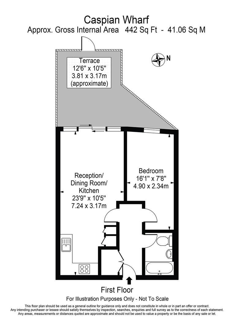 15, Caspian Wharf, London floorplan