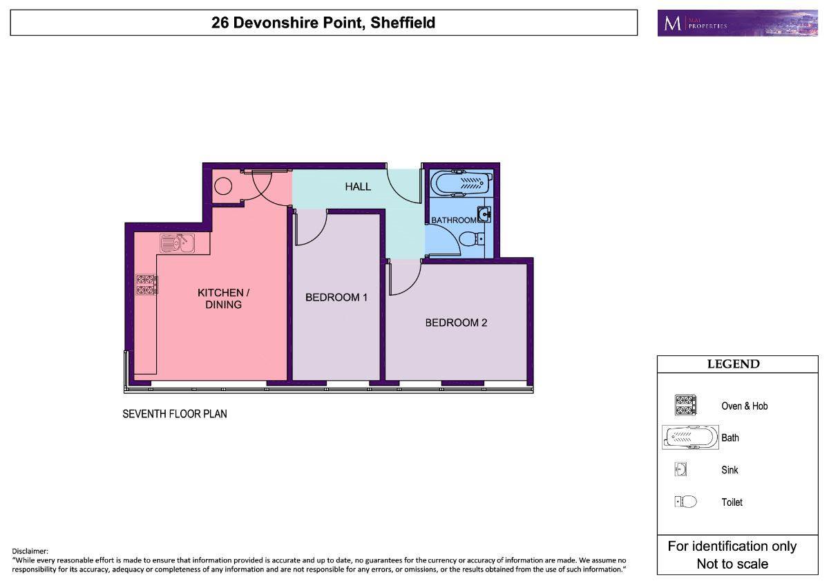 Apt 26 Devonshire Point, Sheffield floorplan