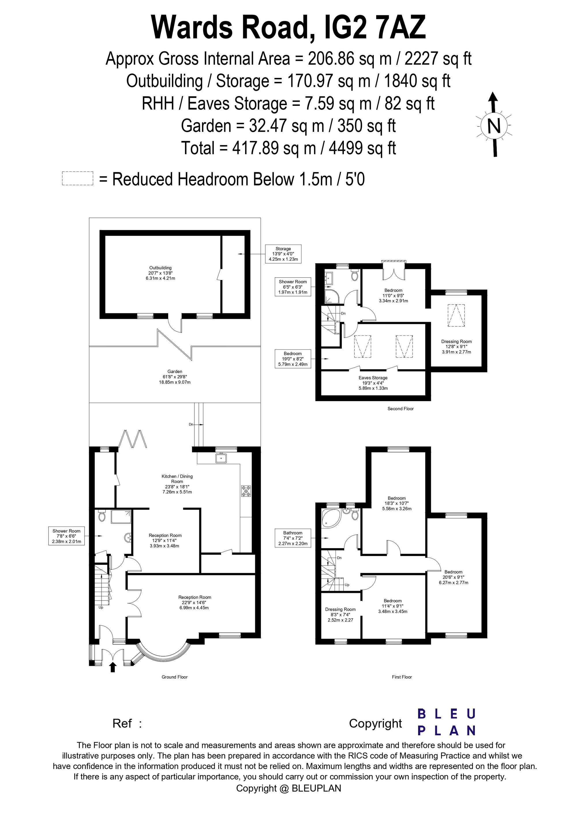 94 Wards Road, Ilford floorplan