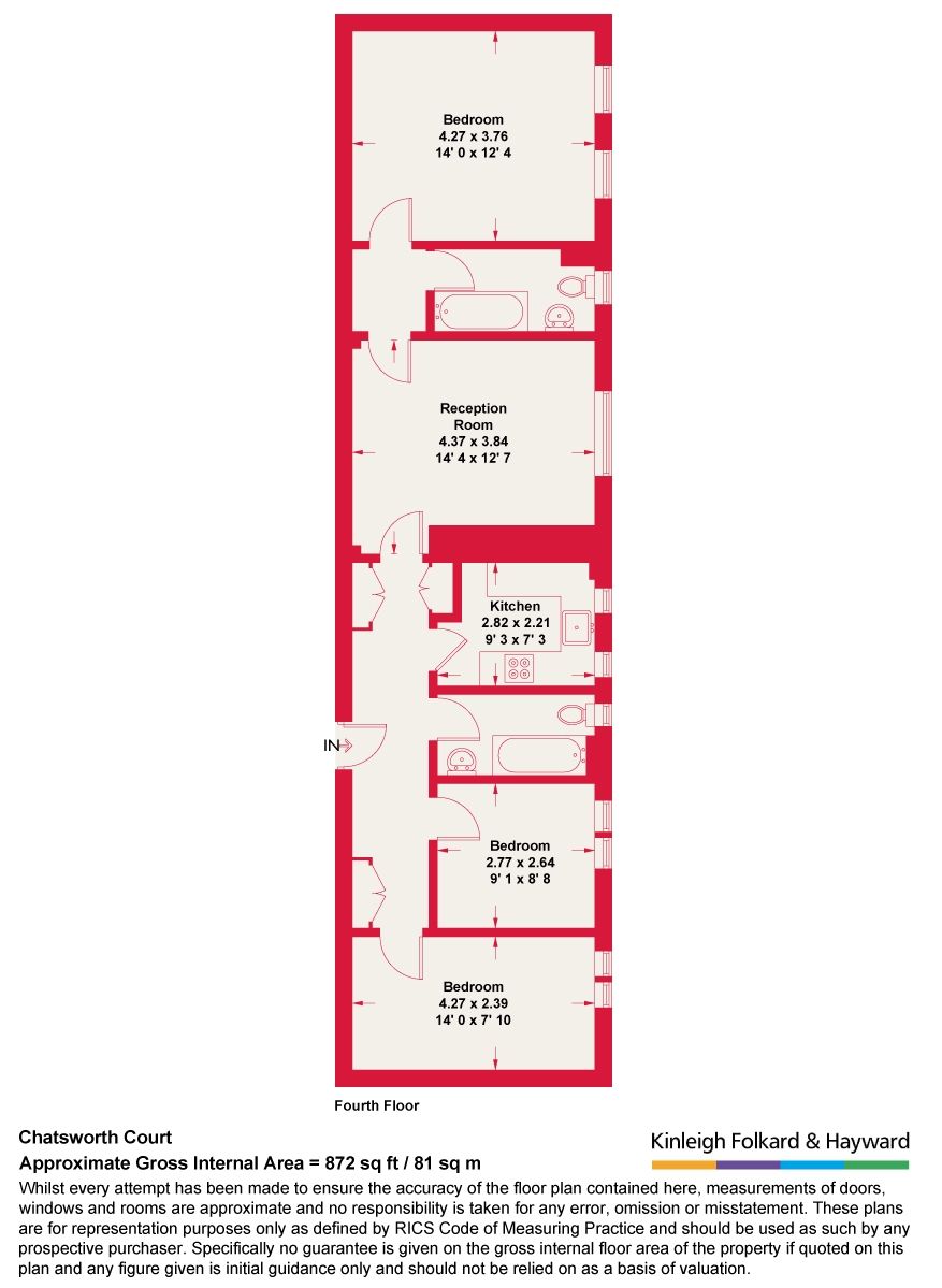 Pembroke Road, London floorplan
