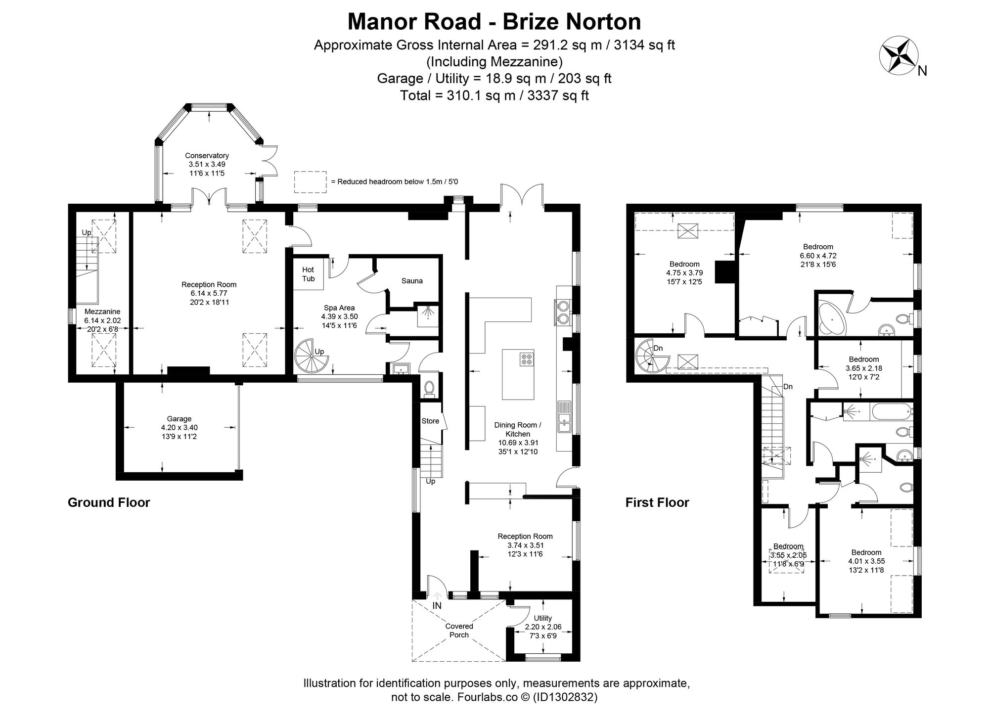 Poplars Barn Manor Road, Carterton floorplan
