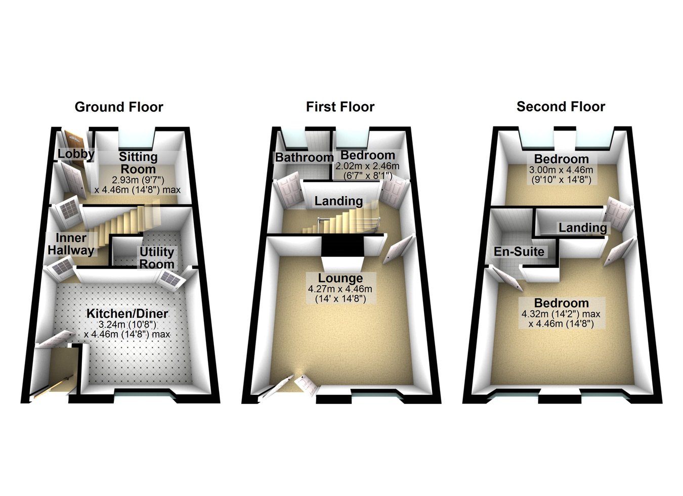 19, Moor Lane, Holmfirth floorplan