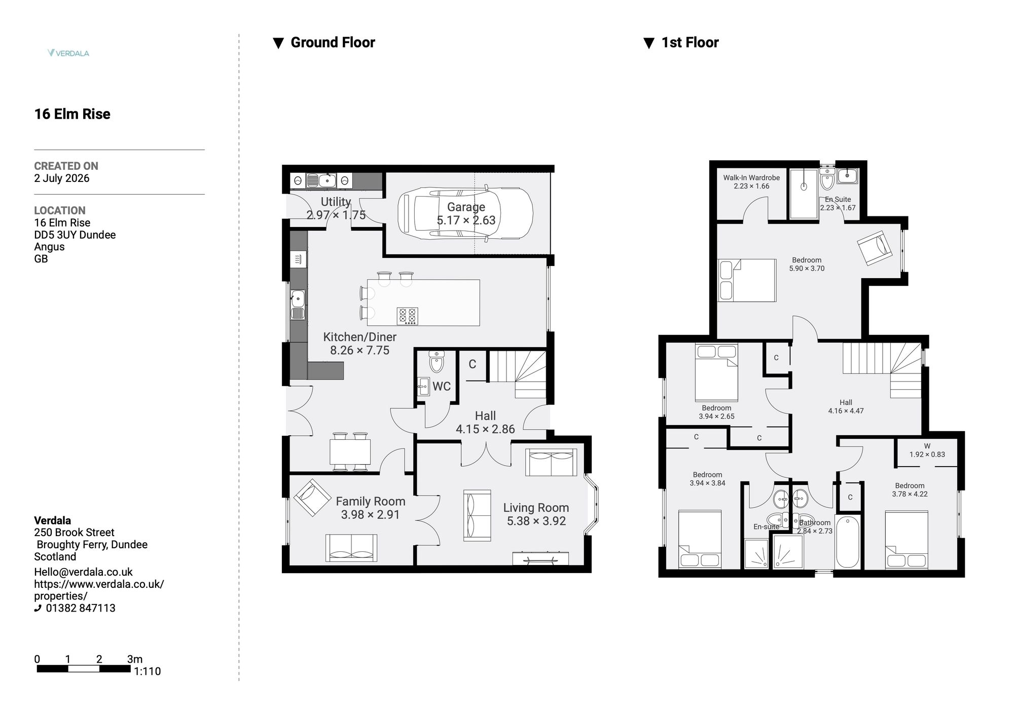 16 Elm Rise, Dundee floorplan