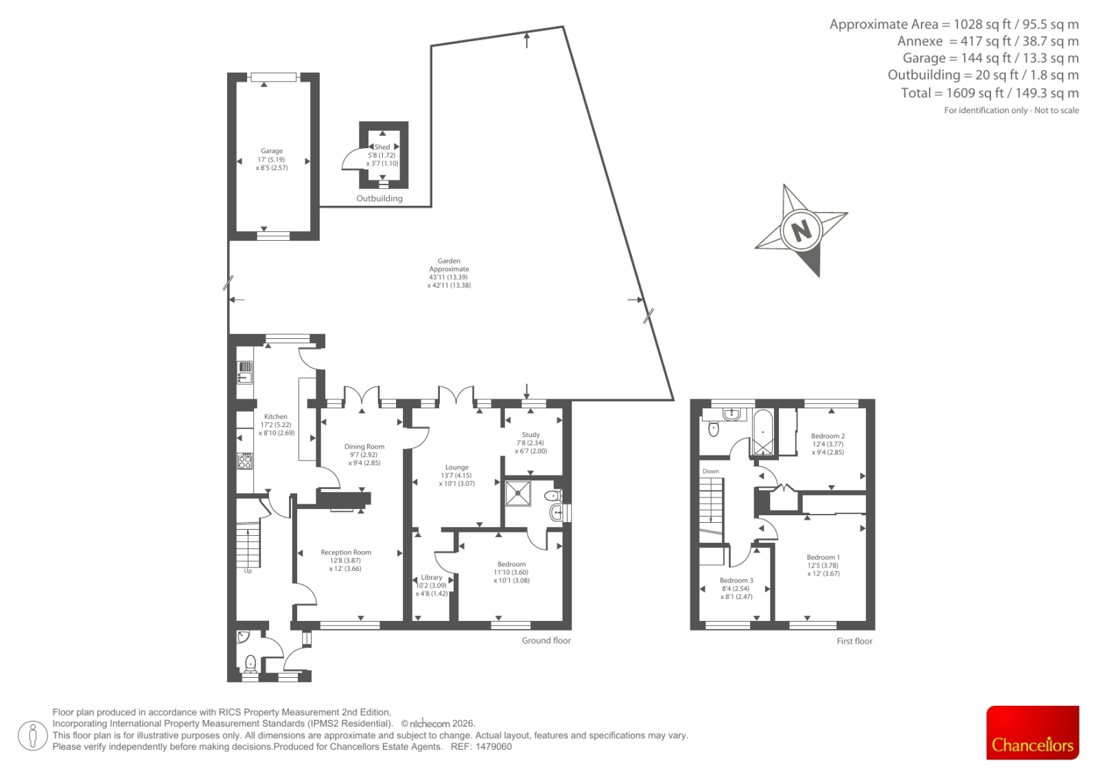 1, Woodcote Green, High Wycombe floorplan
