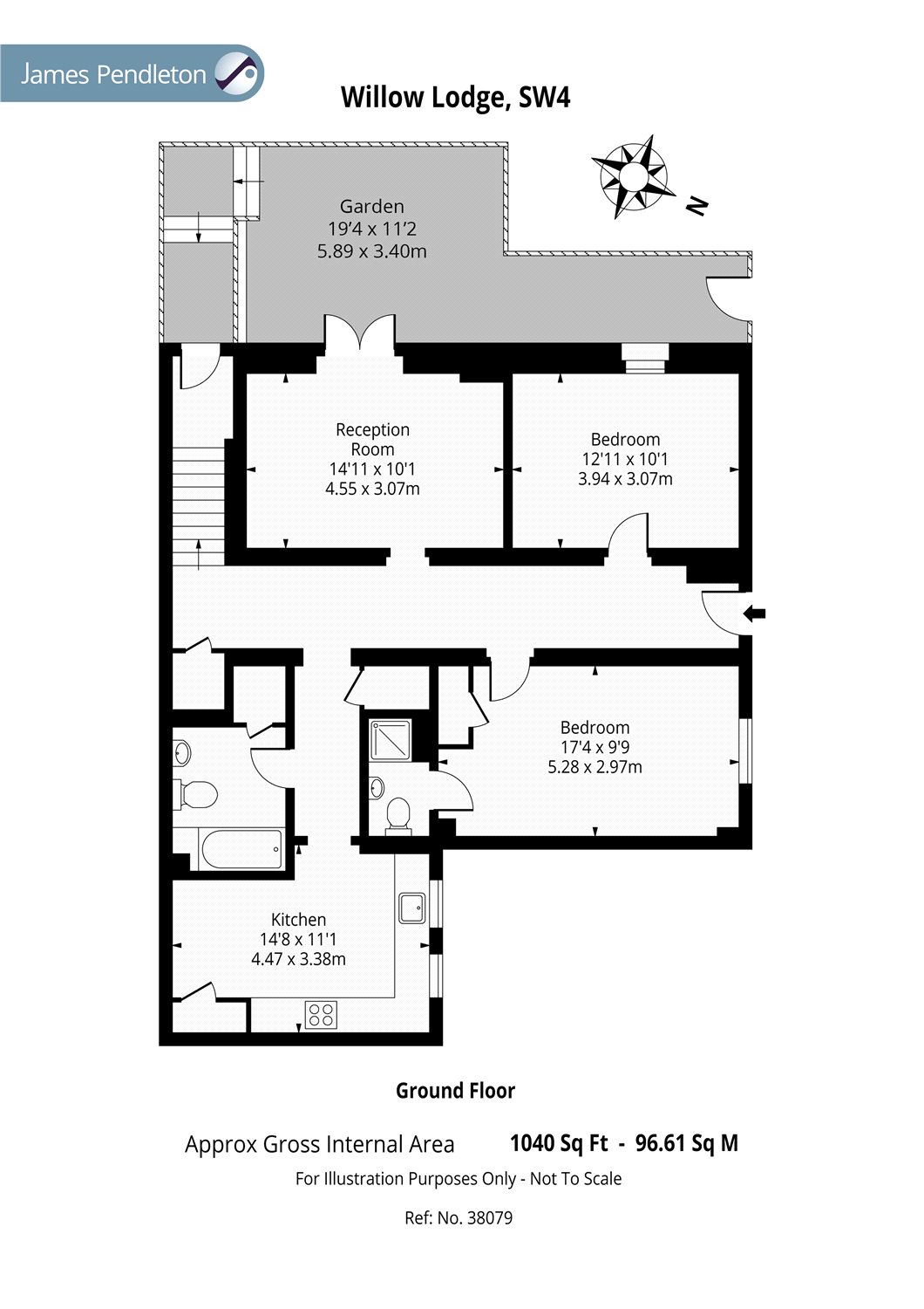 2 Bedrooms  for sale in Willow Lodge, 195 Cedars Road, Clapham SW4