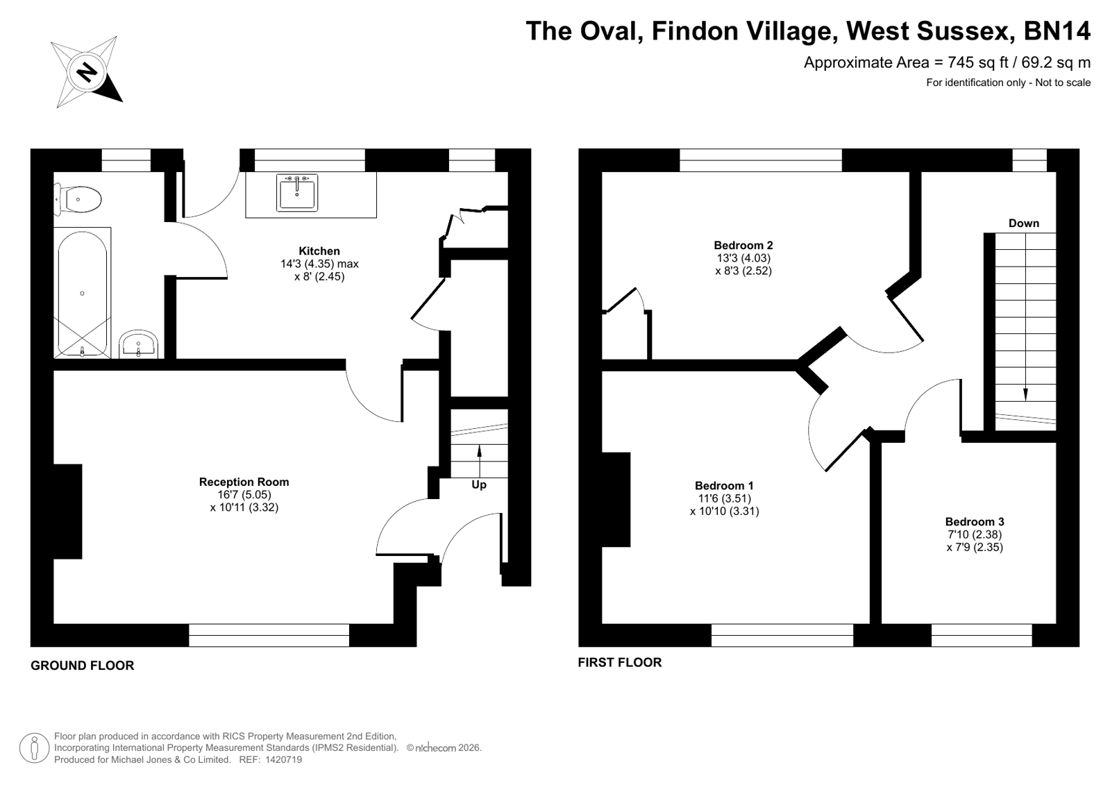 10, The Oval, Worthing floorplan