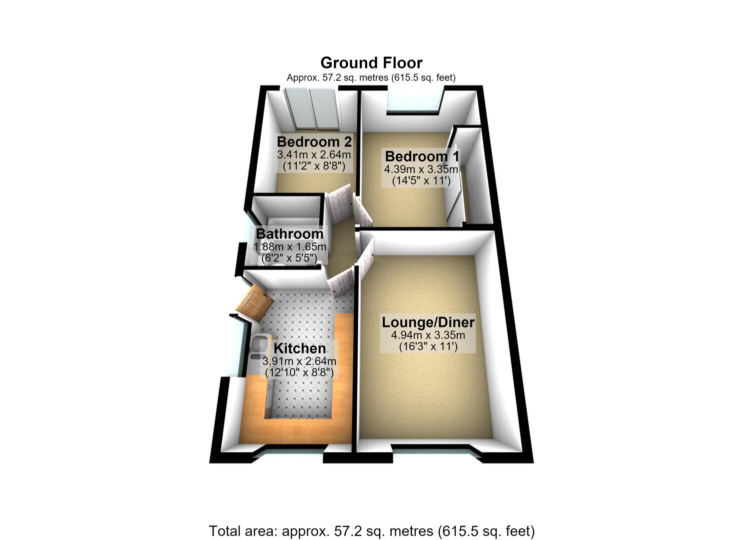 17, Cardinal Close, Leeds floorplan