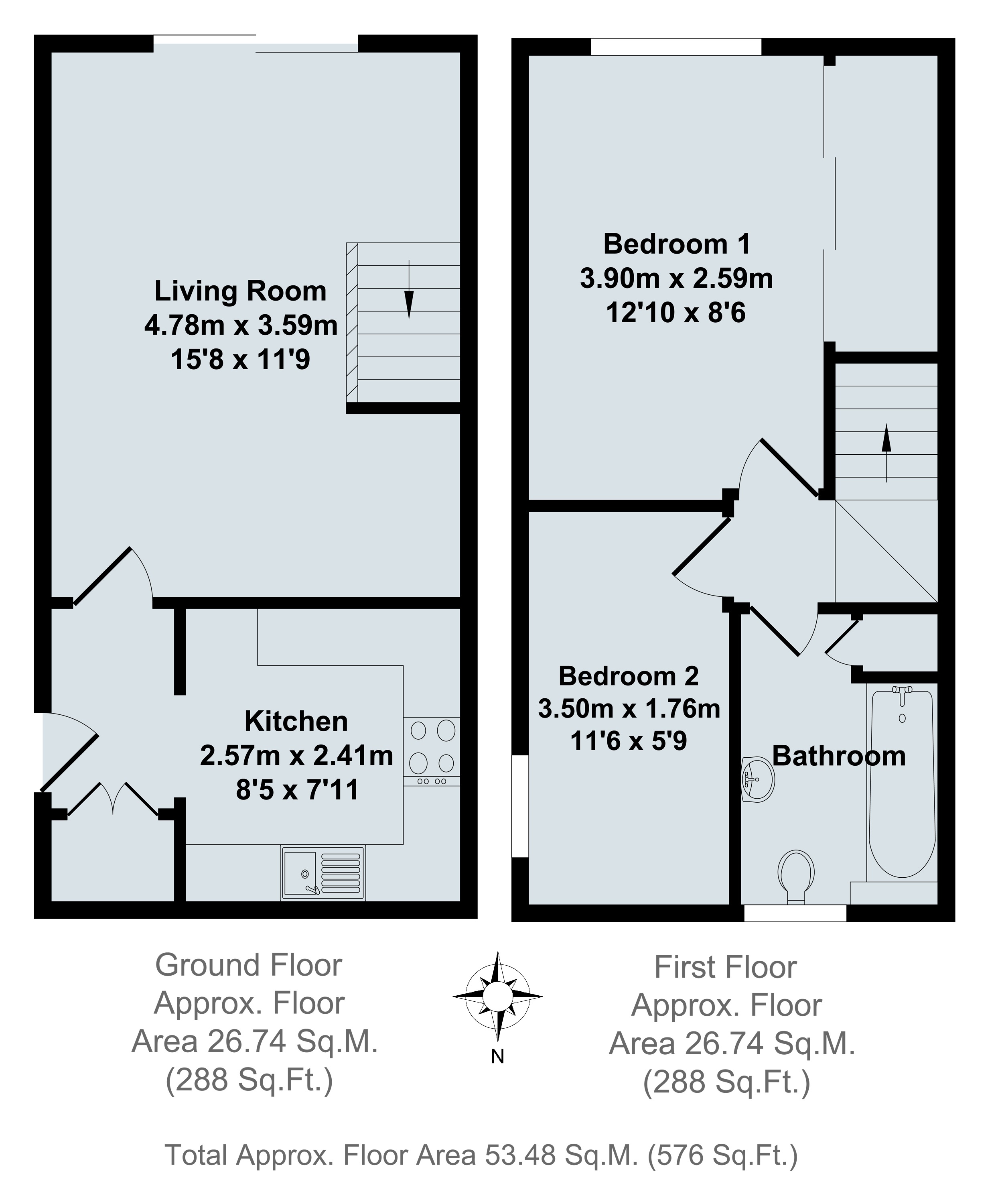 Willow Drive, Bicester OX26, 2 bedroom semidetached house to rent