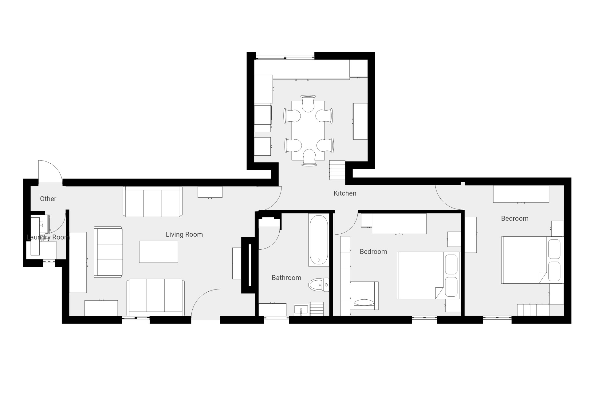 Boshowleck, Raginnis, Mousehole floorplan