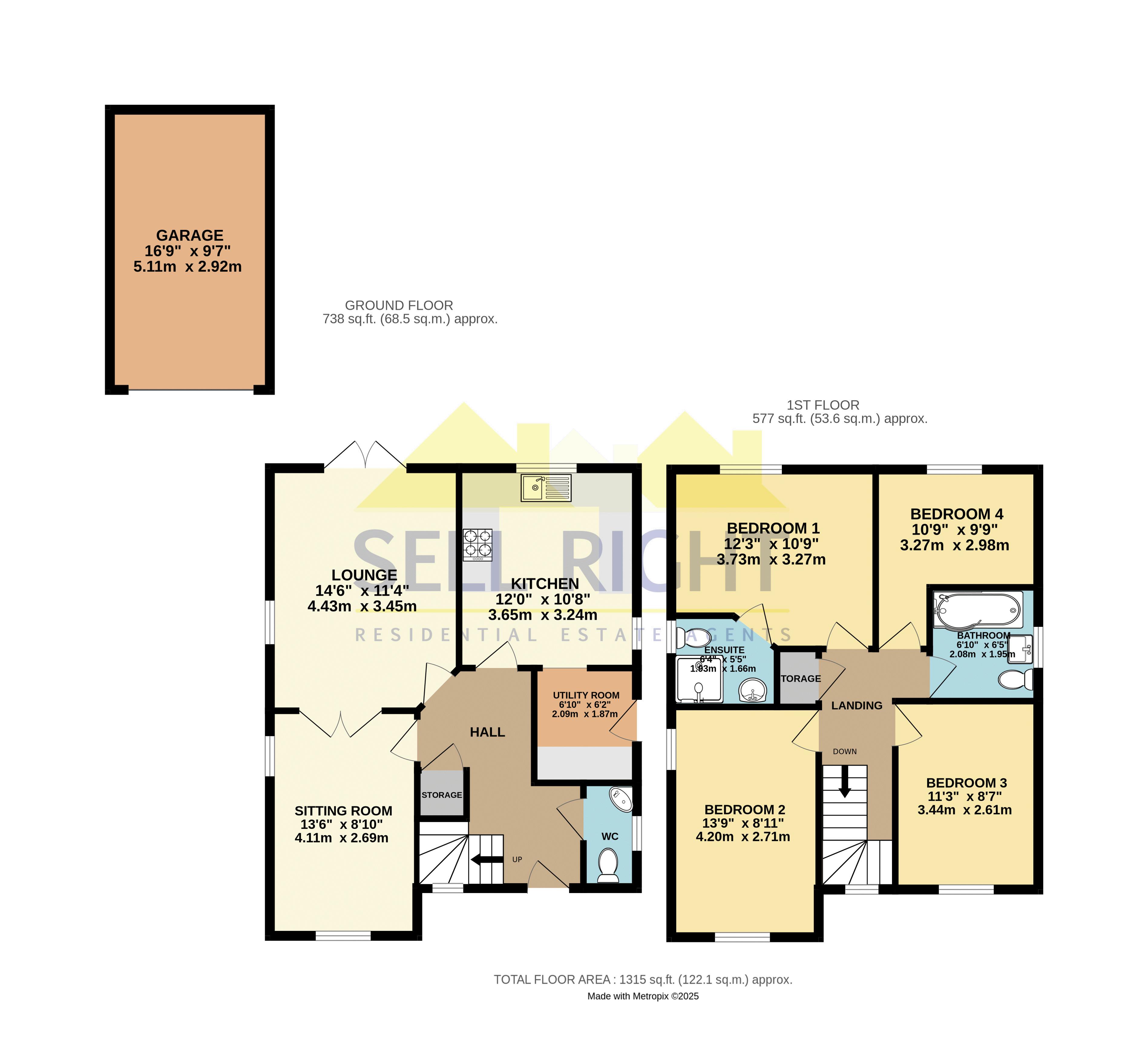 17, Parc Y Dyffryn, Pontypridd floorplan
