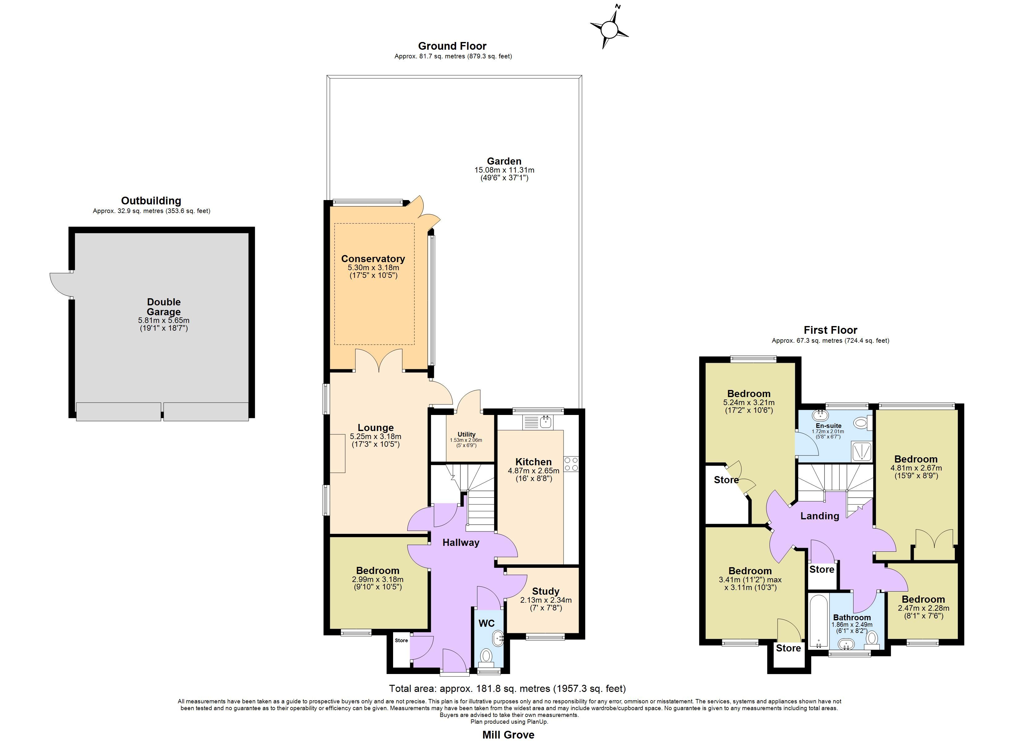 6, Mill Grove, Ongar floorplan