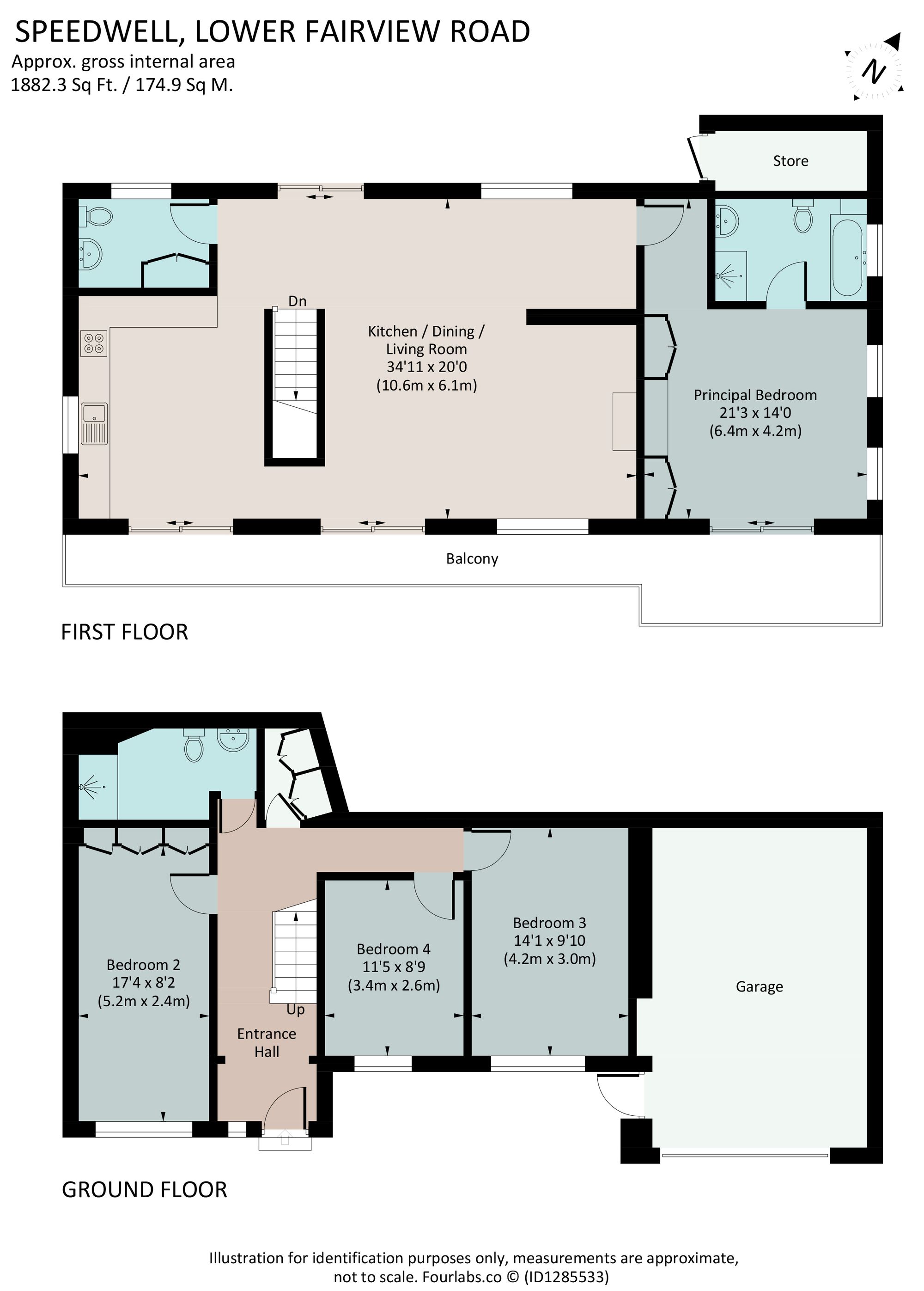 Speedwell Lower Fairview Road, Dartmouth floorplan