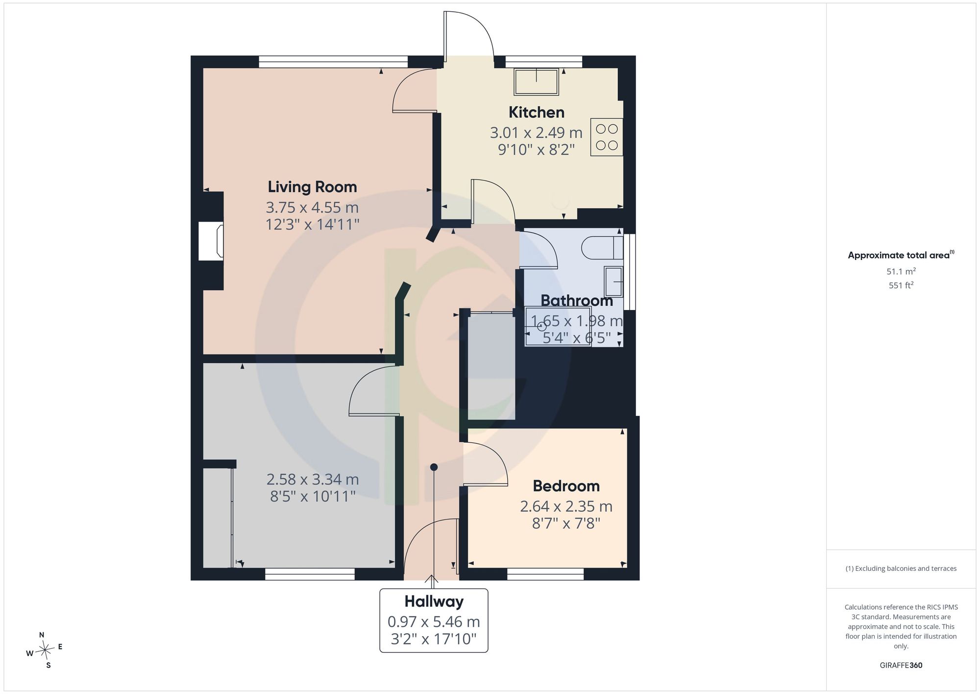 42 Holmbridge Gardens, Enfield floorplan