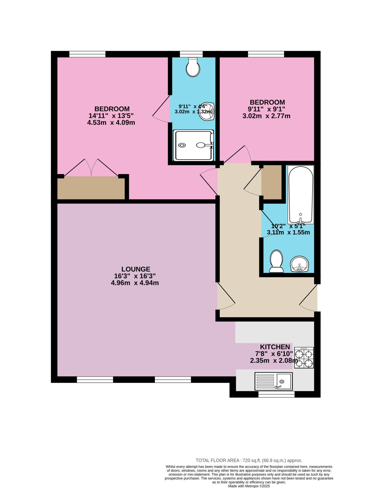 6, Old Station Mews Gloucester Road, Malmesbury floorplan