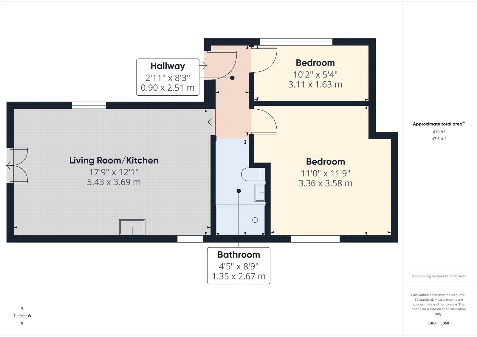 2, Old Road, West Yorkshire floorplan