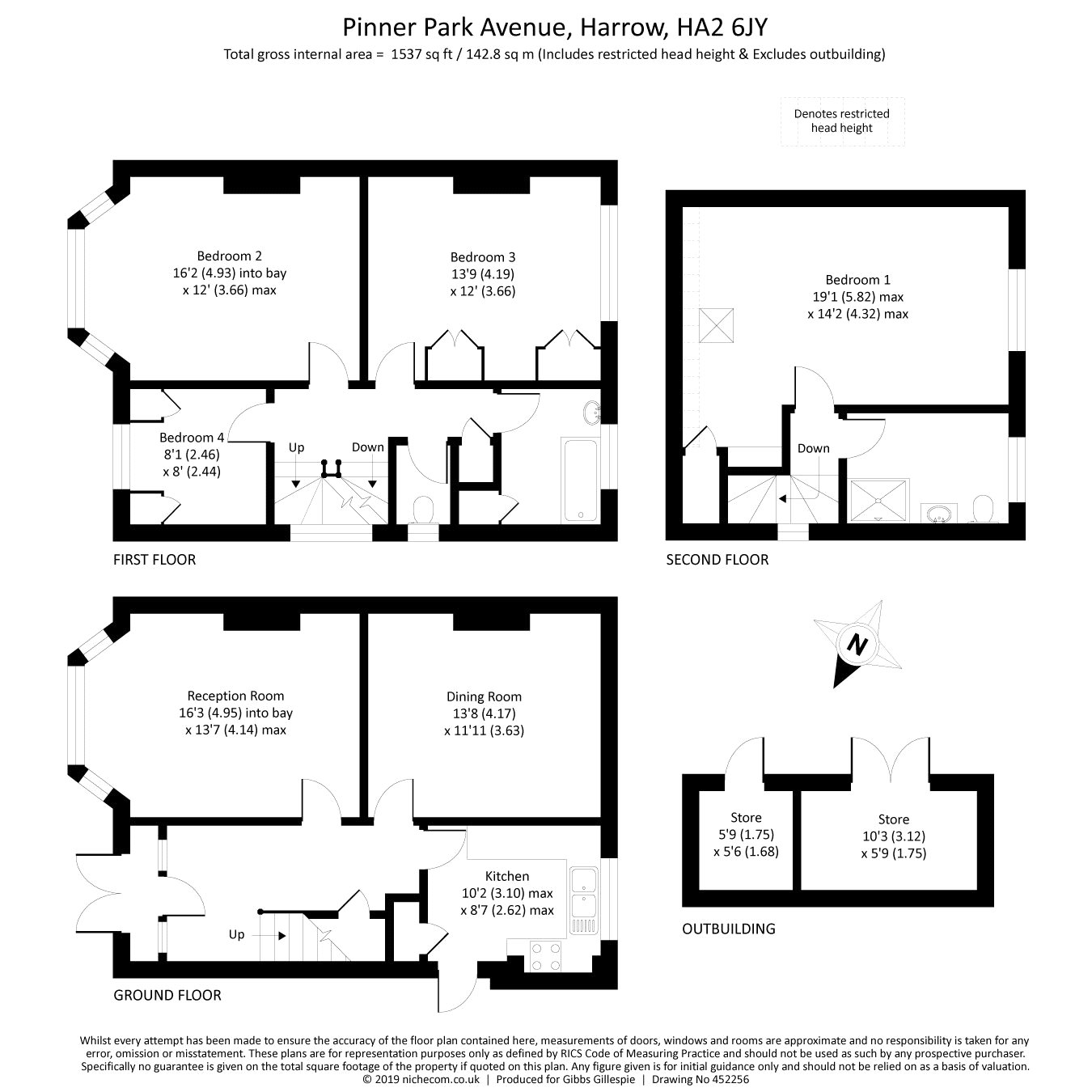 4 Bedrooms Semi-detached house for sale in Pinner Park Avenue, Harrow, Middlesex HA2