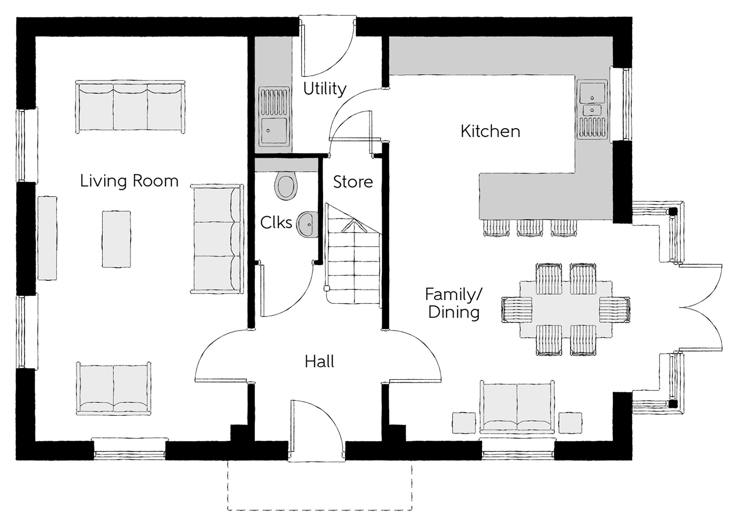 83, Creedy Bridge, Sandford, Crediton floorplan
