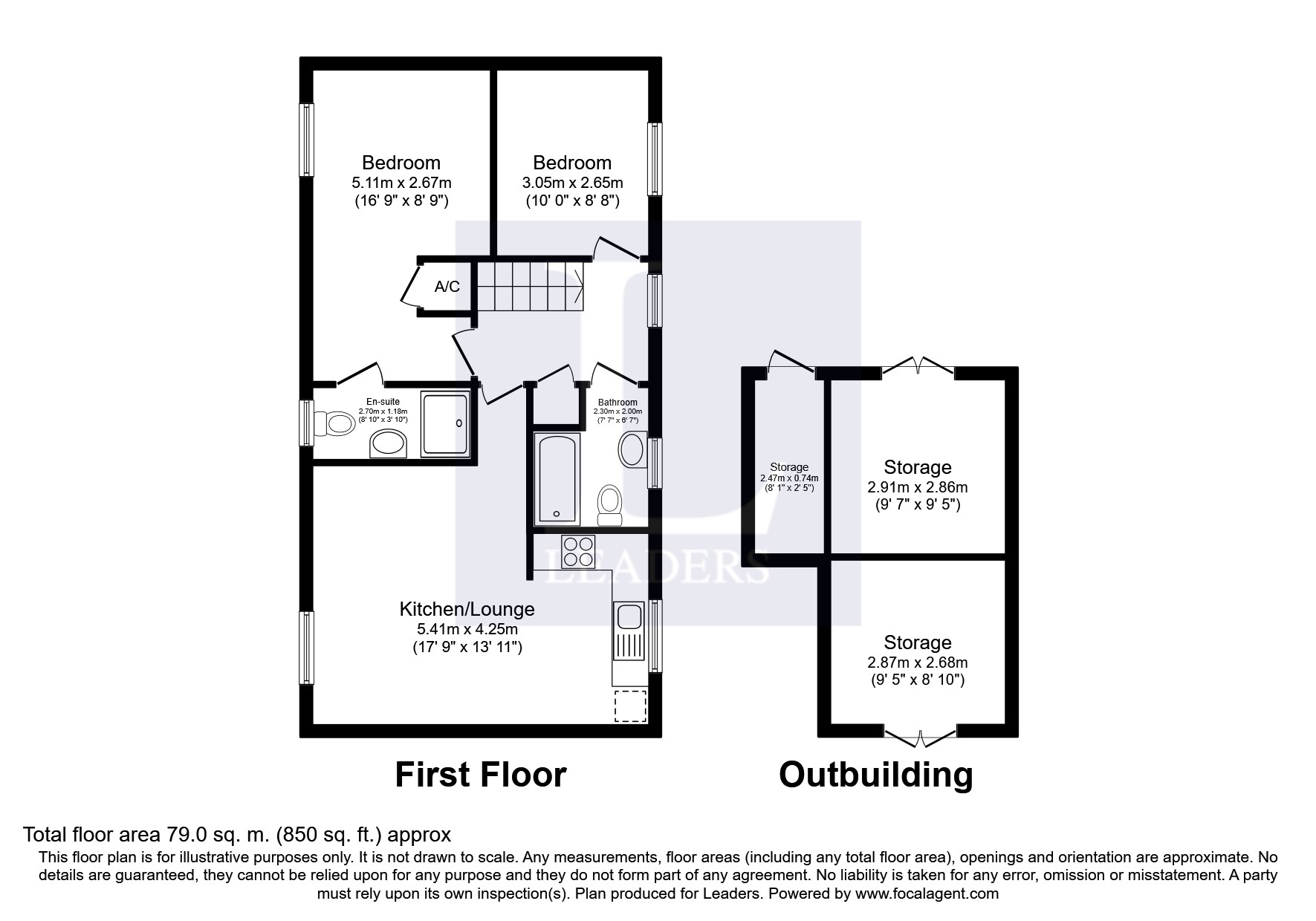 2 Bedrooms  to rent in Bostock Road, Chichester PO19