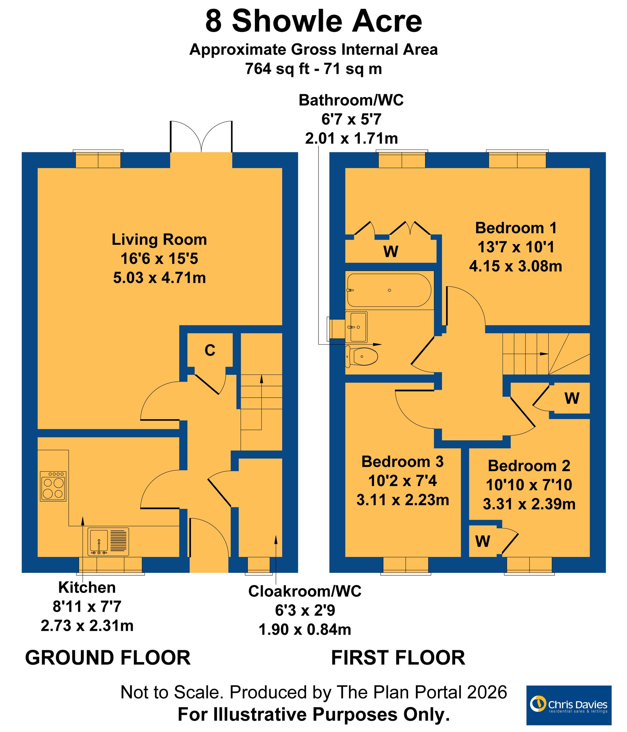 8 Showle Acre, Barry floorplan