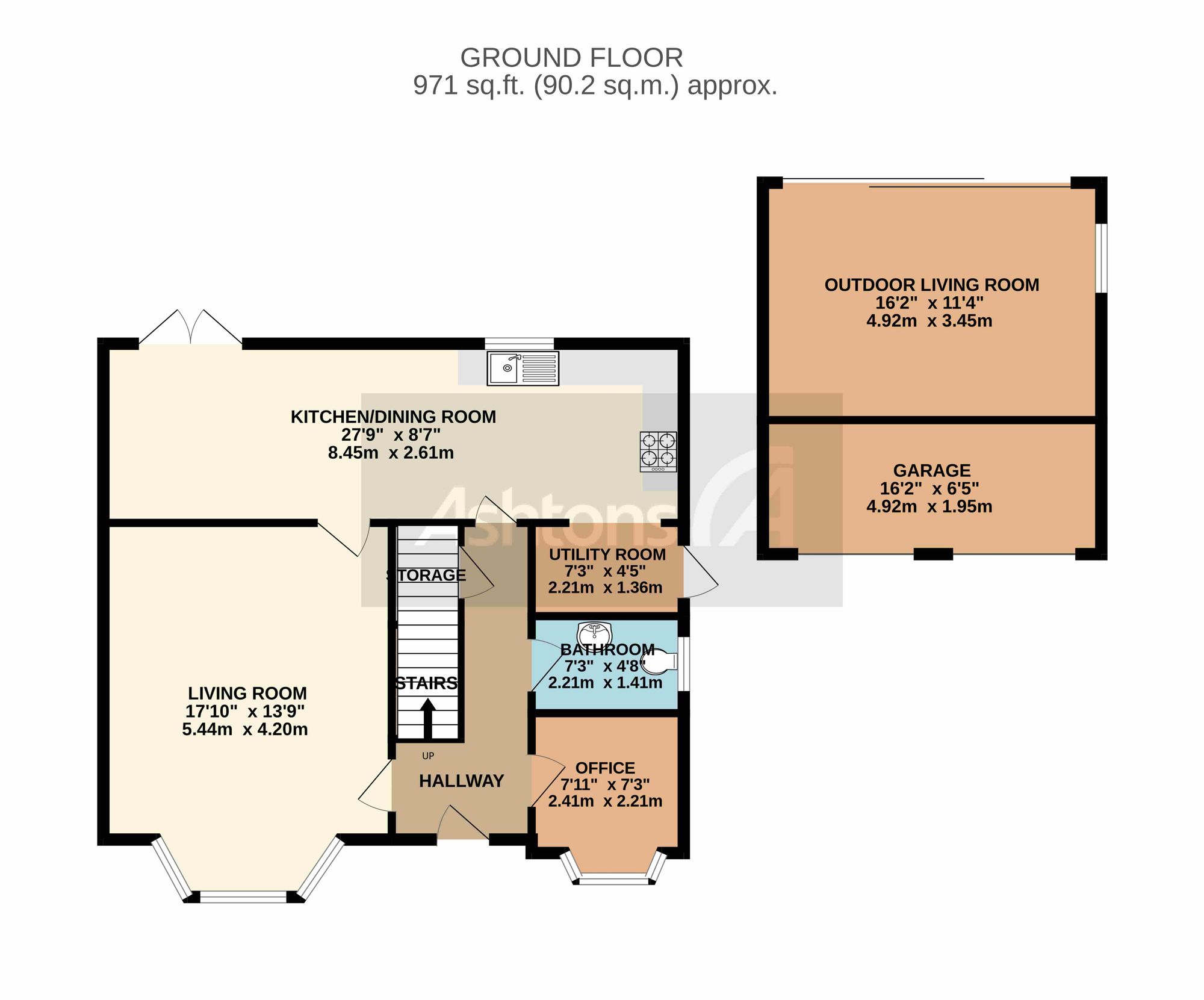 2 Wateredge Close, Leigh floorplan
