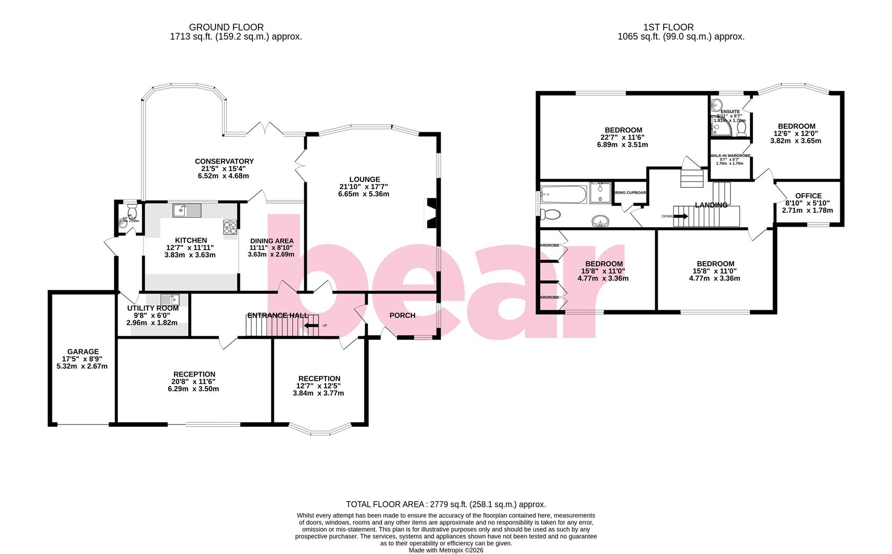 43, Woodside, Leigh-on-Sea floorplan
