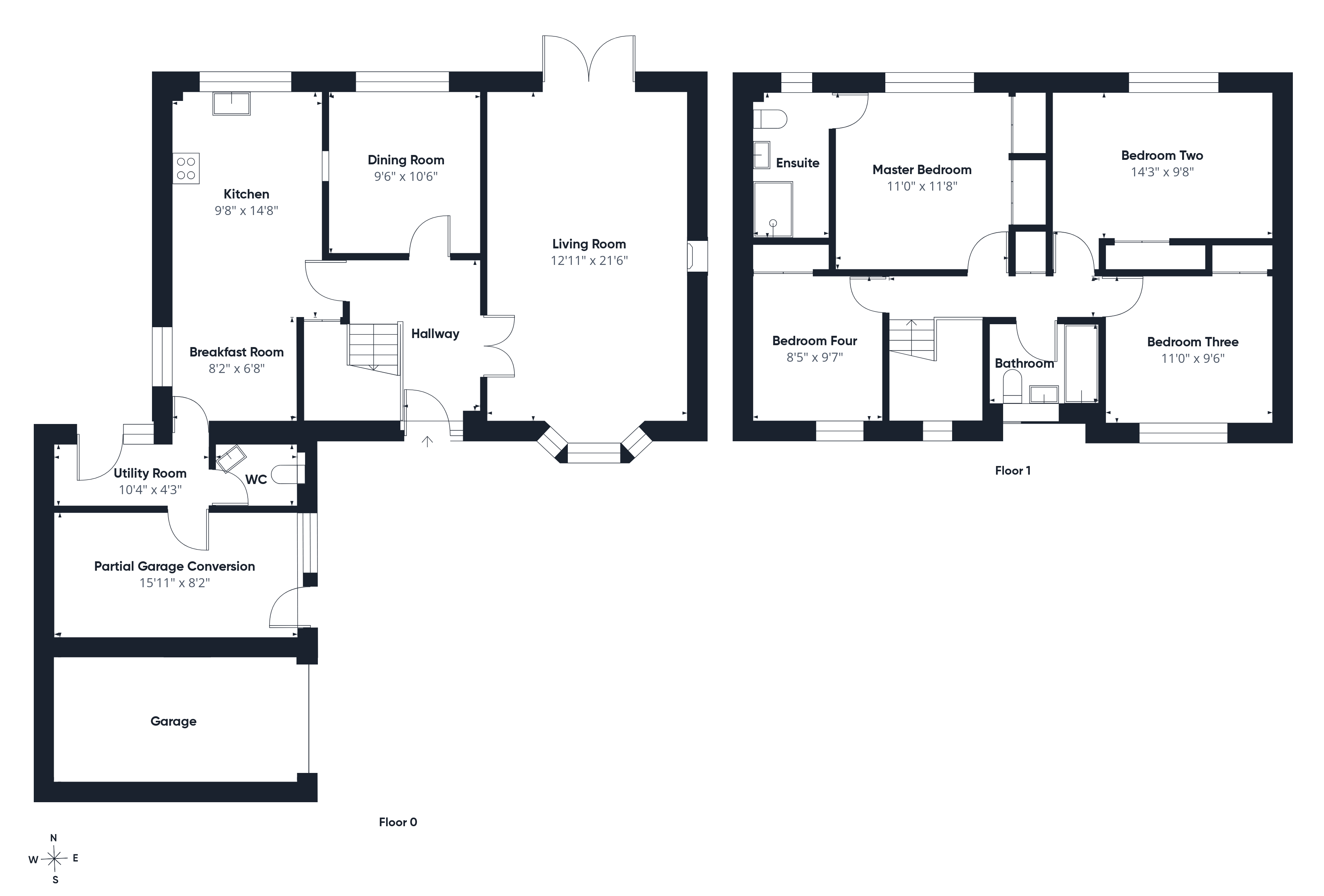 The Copse, Farnborough floorplan