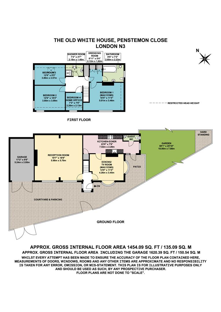 The Old White House, 166, Nether Street, Finchley floorplan