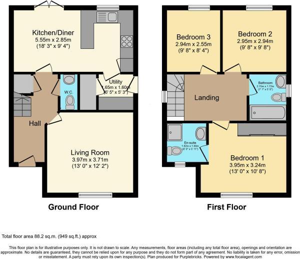 37, Burdock Road, Bristol floorplan