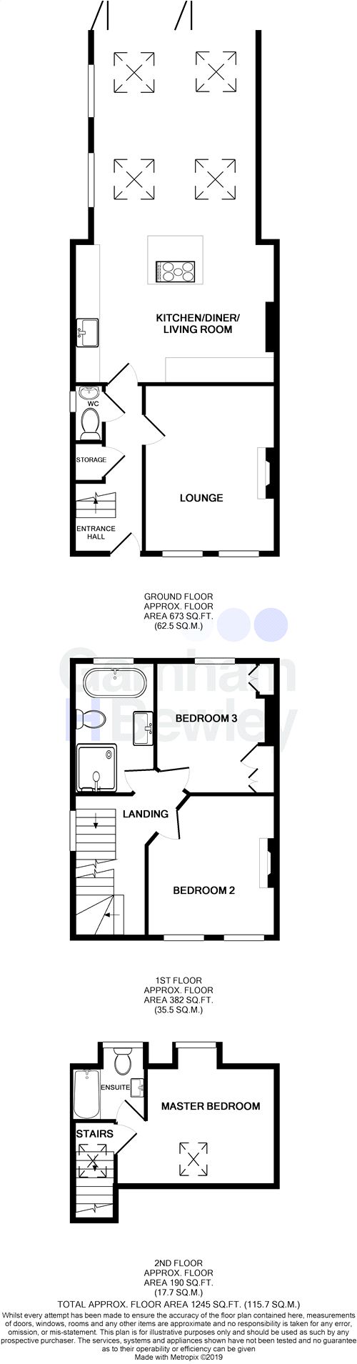 3 Bedrooms Semi-detached house for sale in School Lane, Ashurst Wood, West Sussex RH19