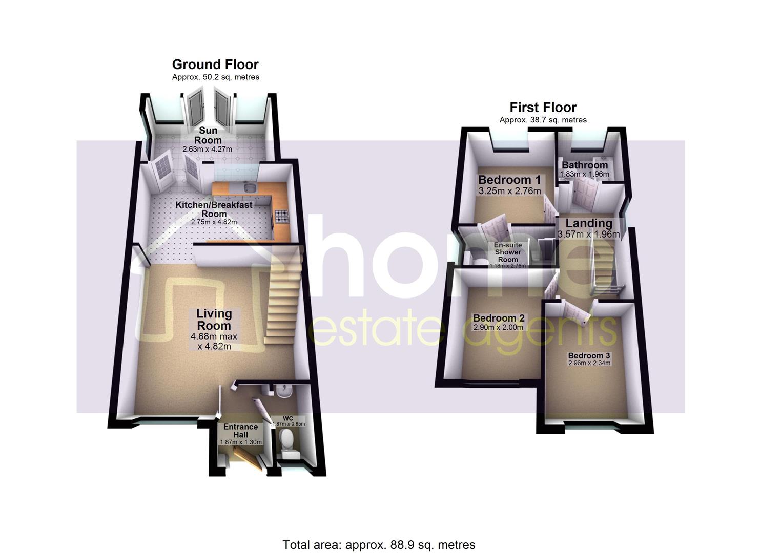 9, Consort Way, Manchester floorplan