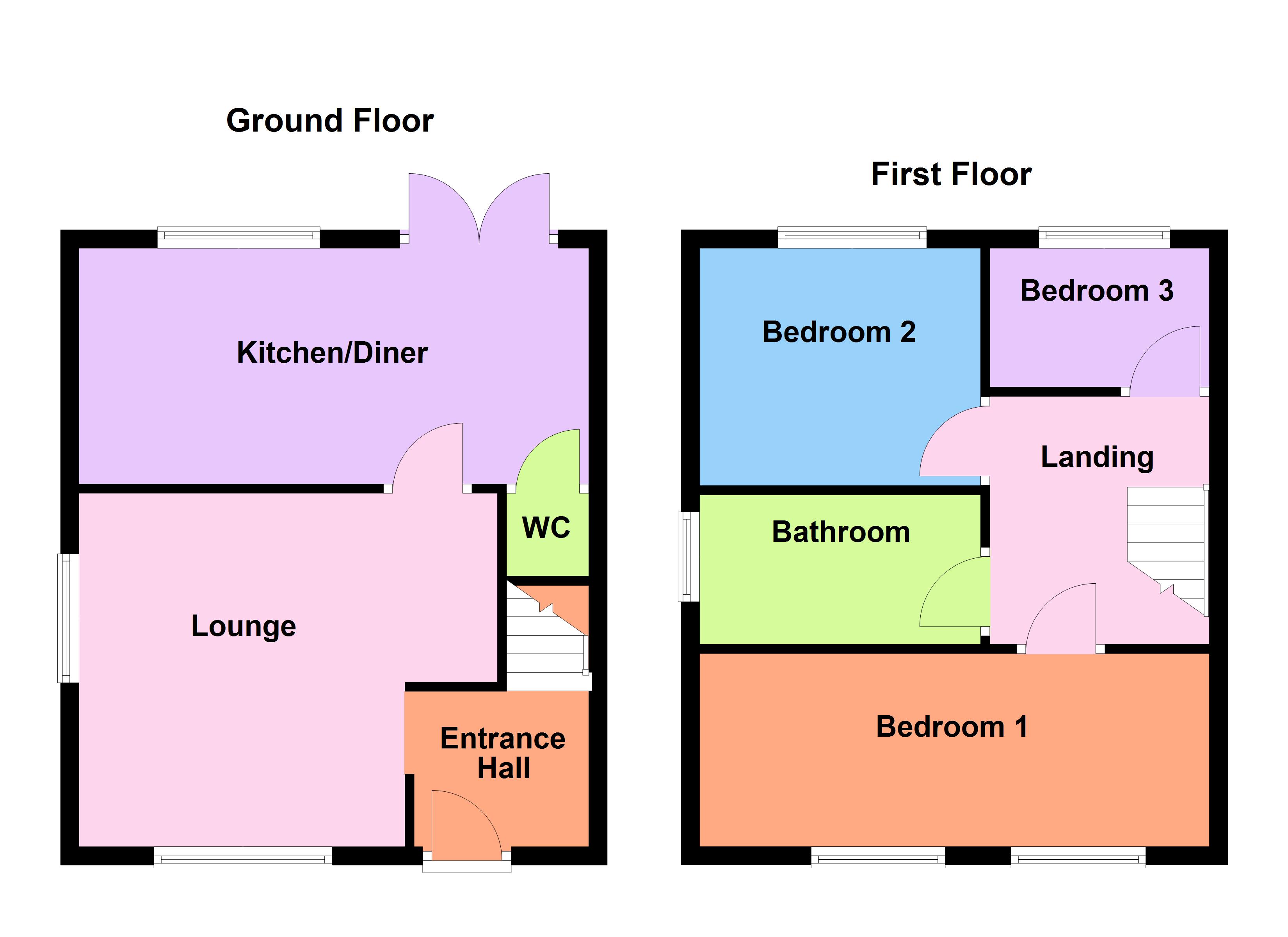 12, Fulwood Place, Bircotes floorplan