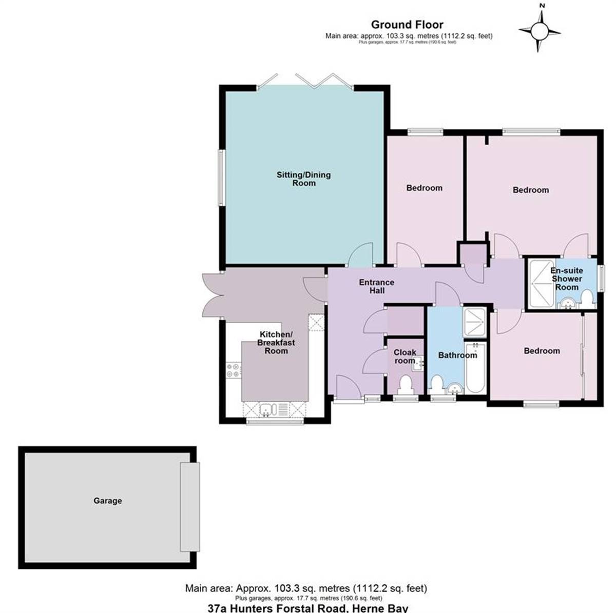 37a, Hunters Forstal Road, Herne Bay floorplan