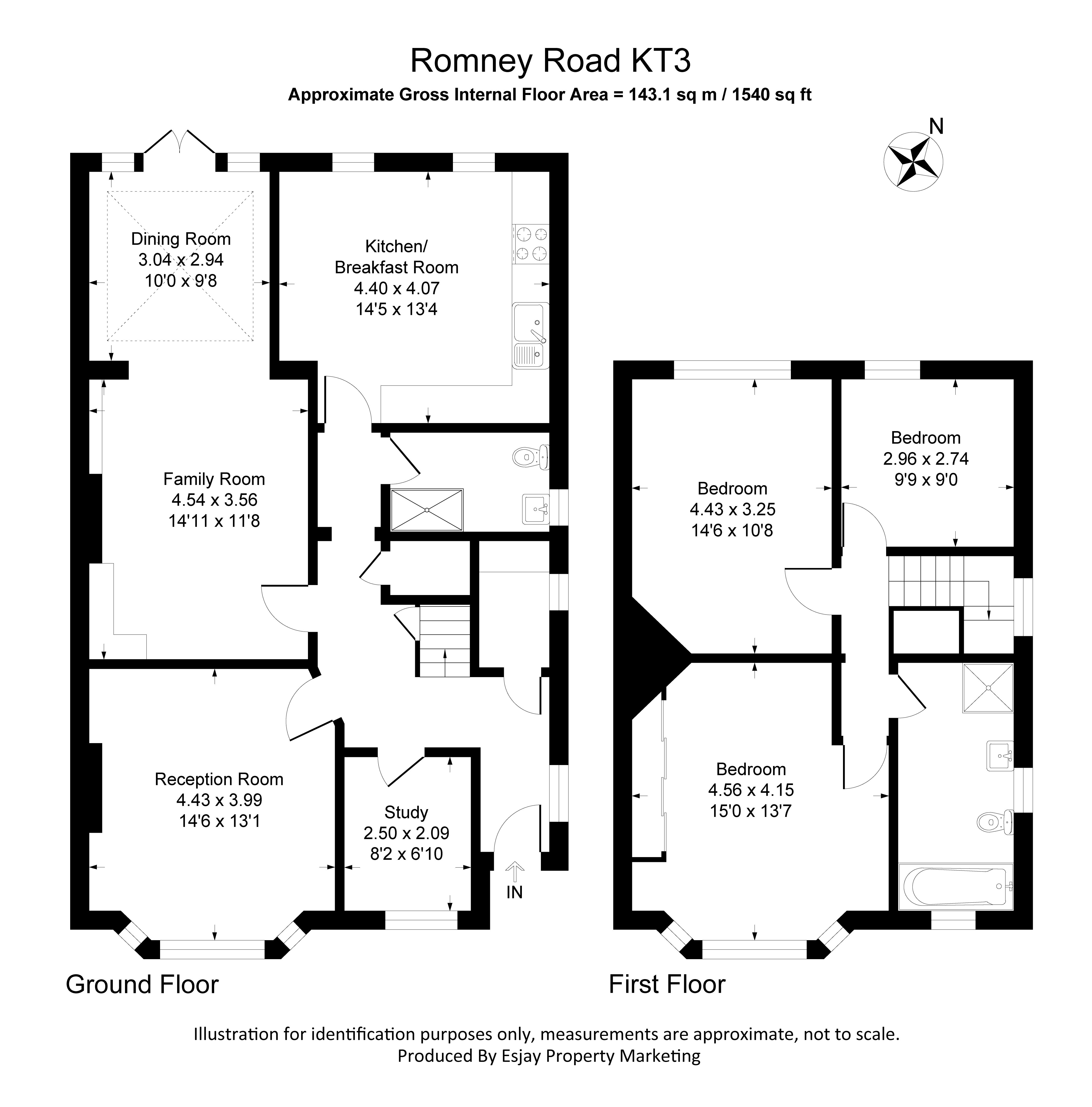 14, Romney Road, New Malden floorplan