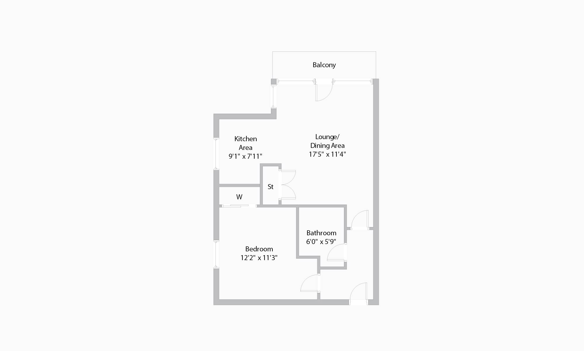 1 Bedrooms Flat for sale in Hill Street, Flat 1/2, Garnethill, Glasgow G3