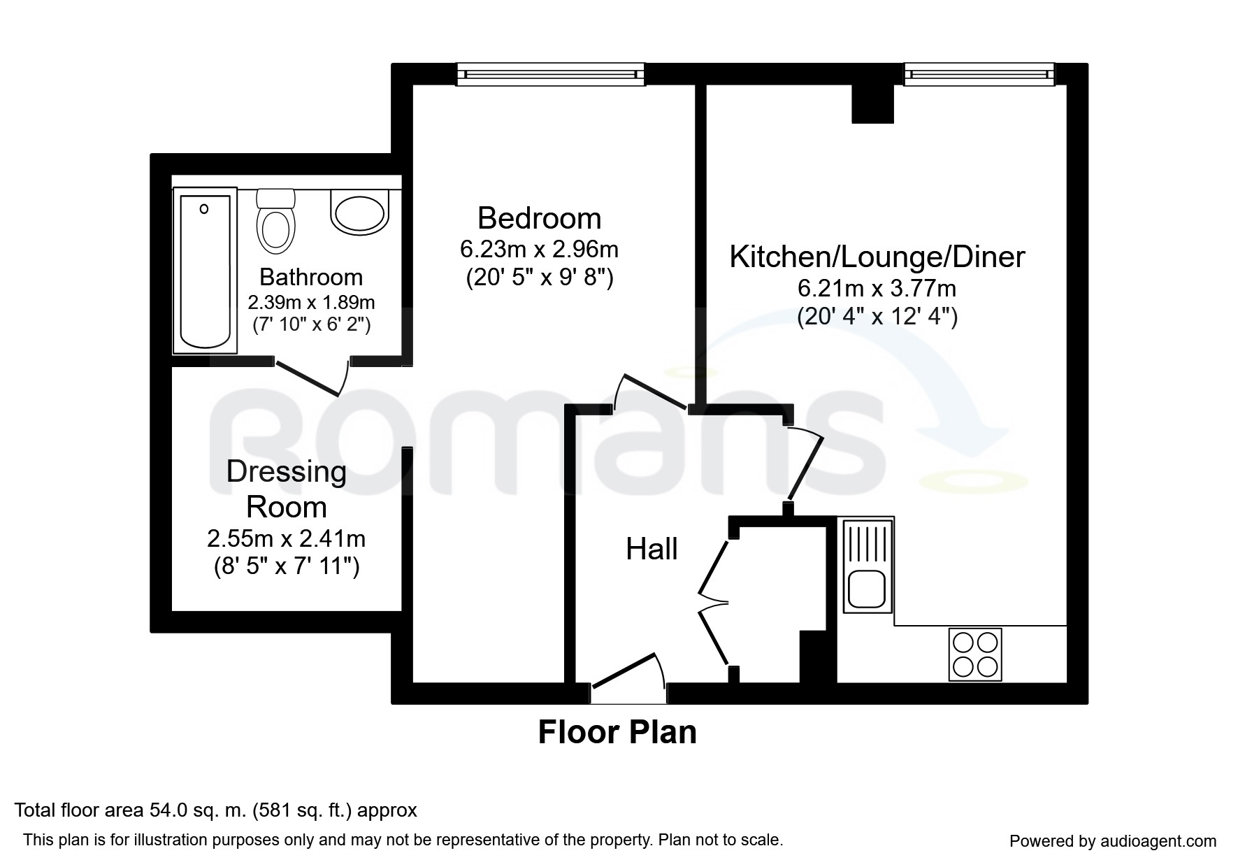 1 Bedrooms Flat to rent in Alencon Link, Basingstoke RG21