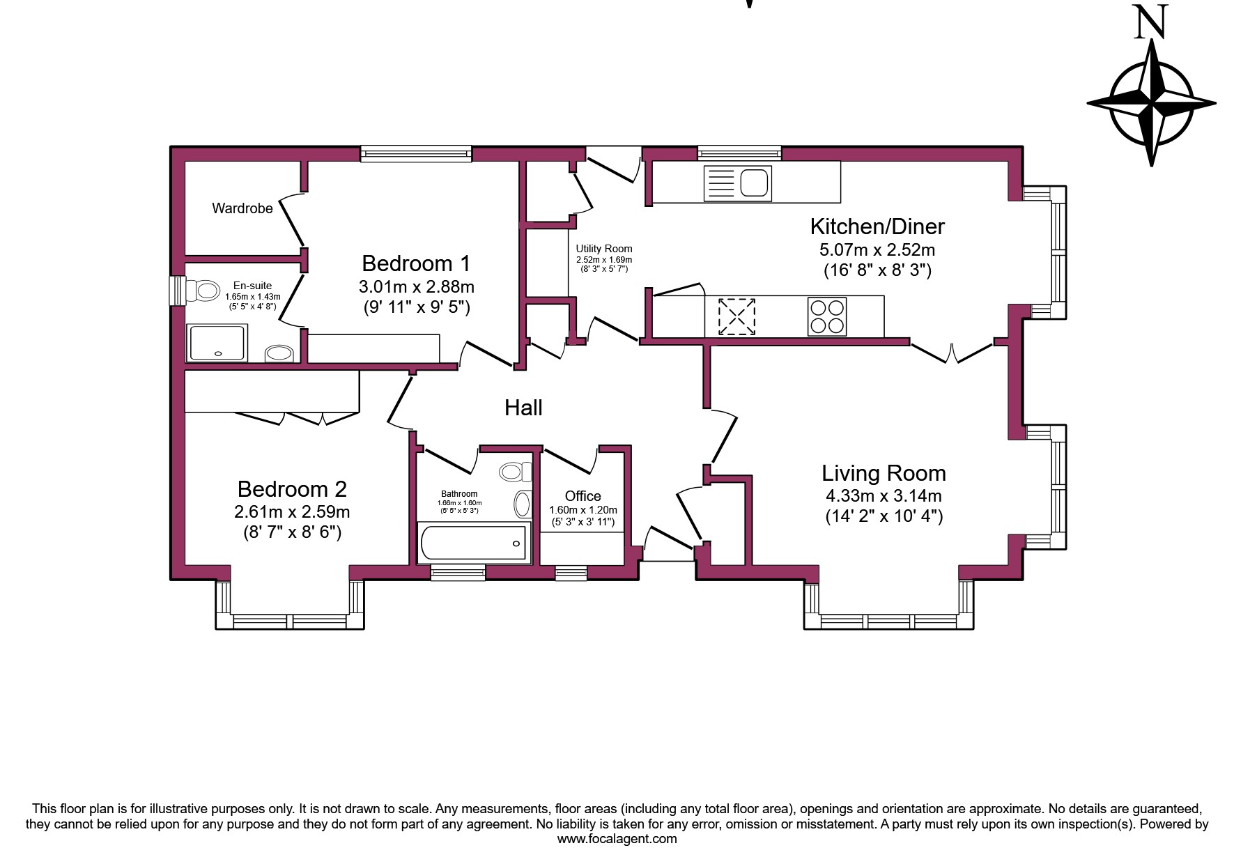 Bank View, 76, Goit Stock Lane, Bingley floorplan