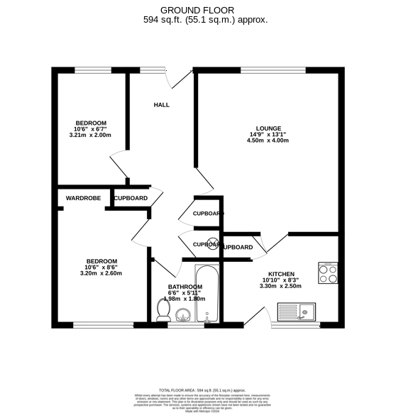 Stone Close, Seahouses floorplan